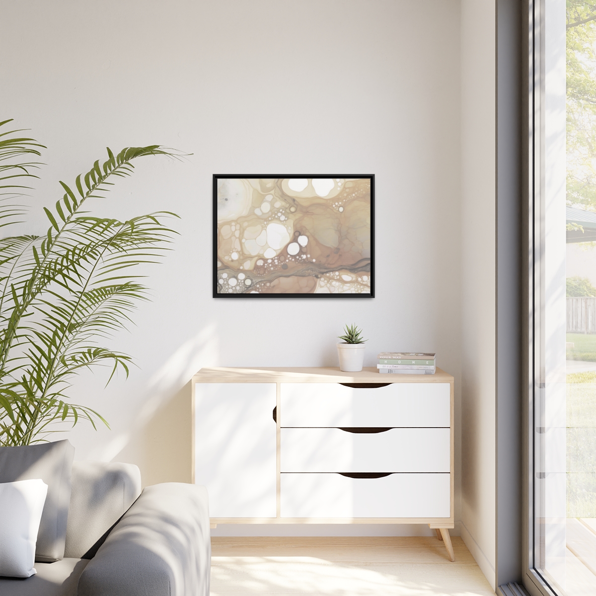 Foam Two - Milky - Custom Black Frame - Image 7