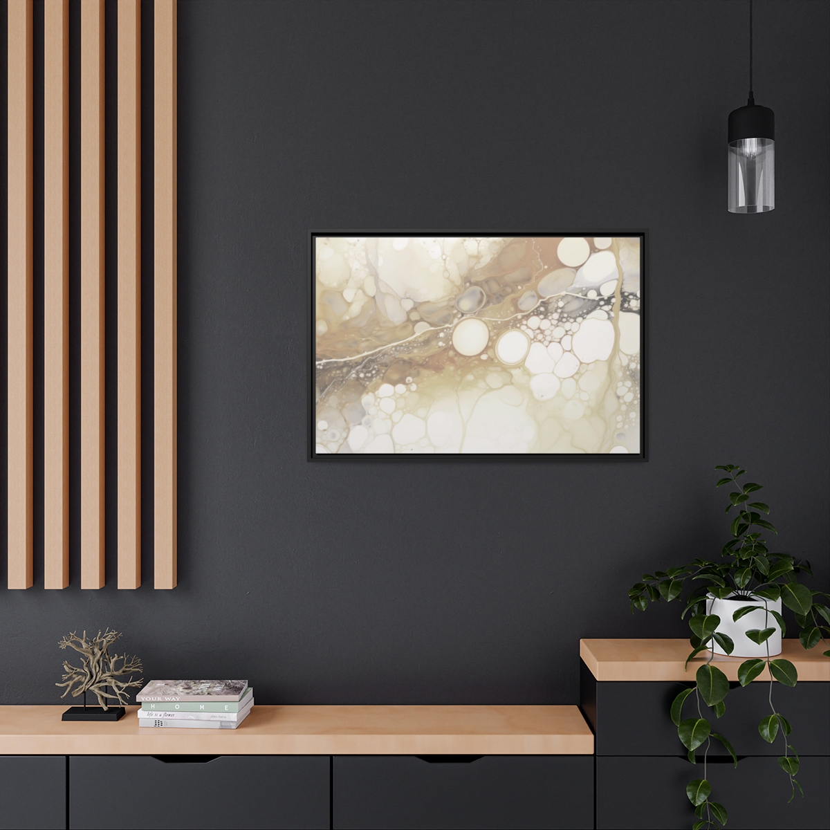 Foam One - Milky - Custom Black Frame - Image 4