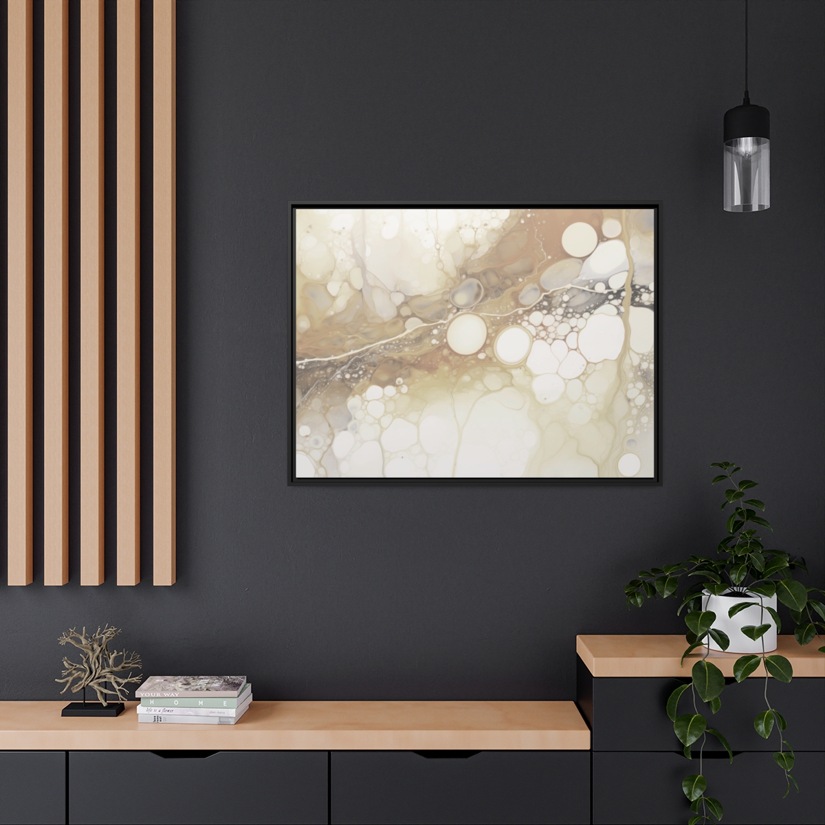 Foam One - Milky - Custom Black Frame - Image 14