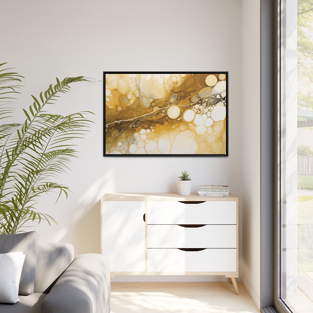 Foam One - Yellow - Custom Black Frame - Image 19