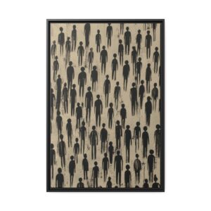 Humans - Crowd - Custom Black Frame