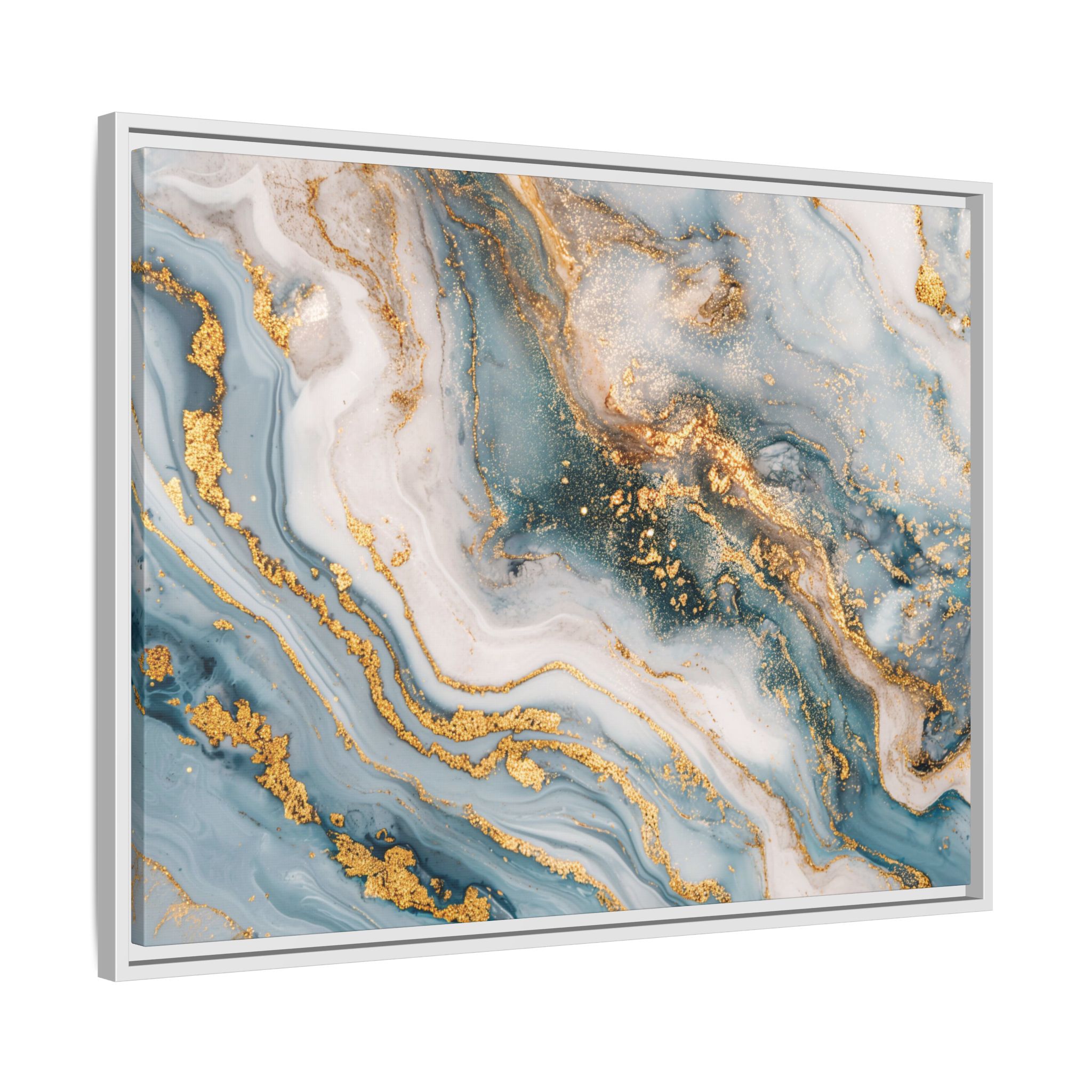 Blue Marble - Light - Custom Black Frame - Image 22