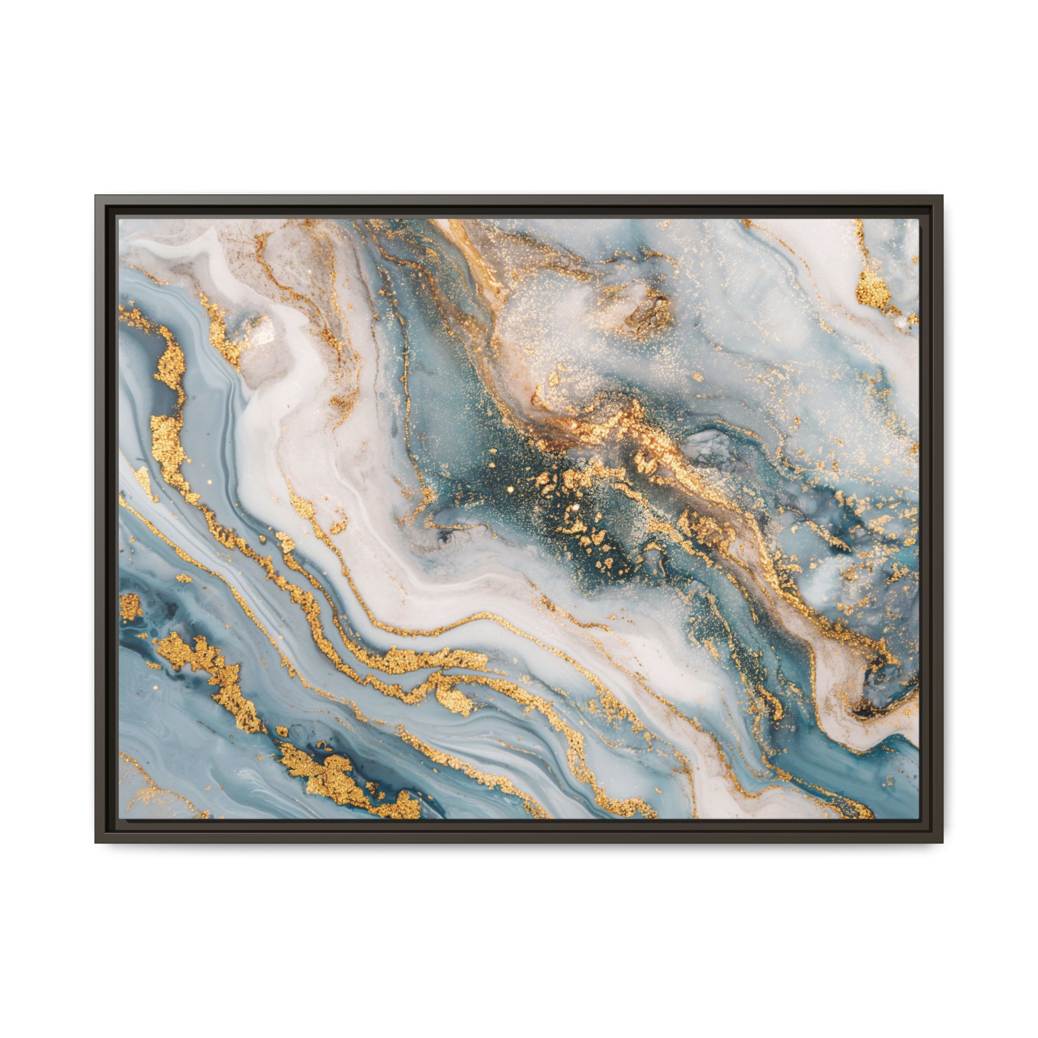 Blue Marble - Light - Custom Black Frame - Image 17