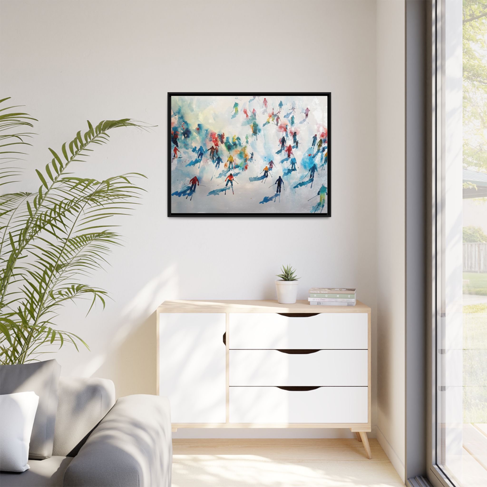 Traffic - watercolour - Custom Black Frame - Image 11