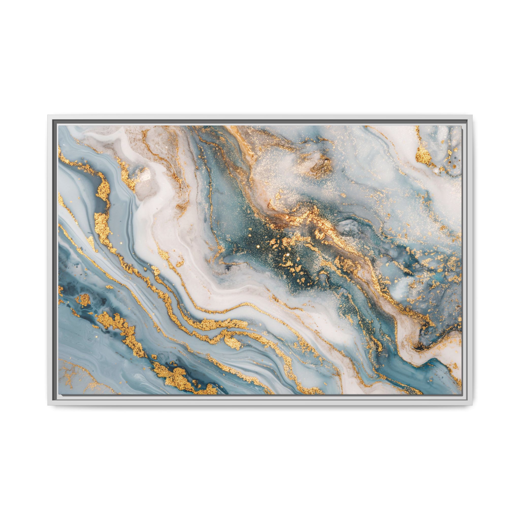 Blue Marble - Light - Custom Black Frame - Image 29
