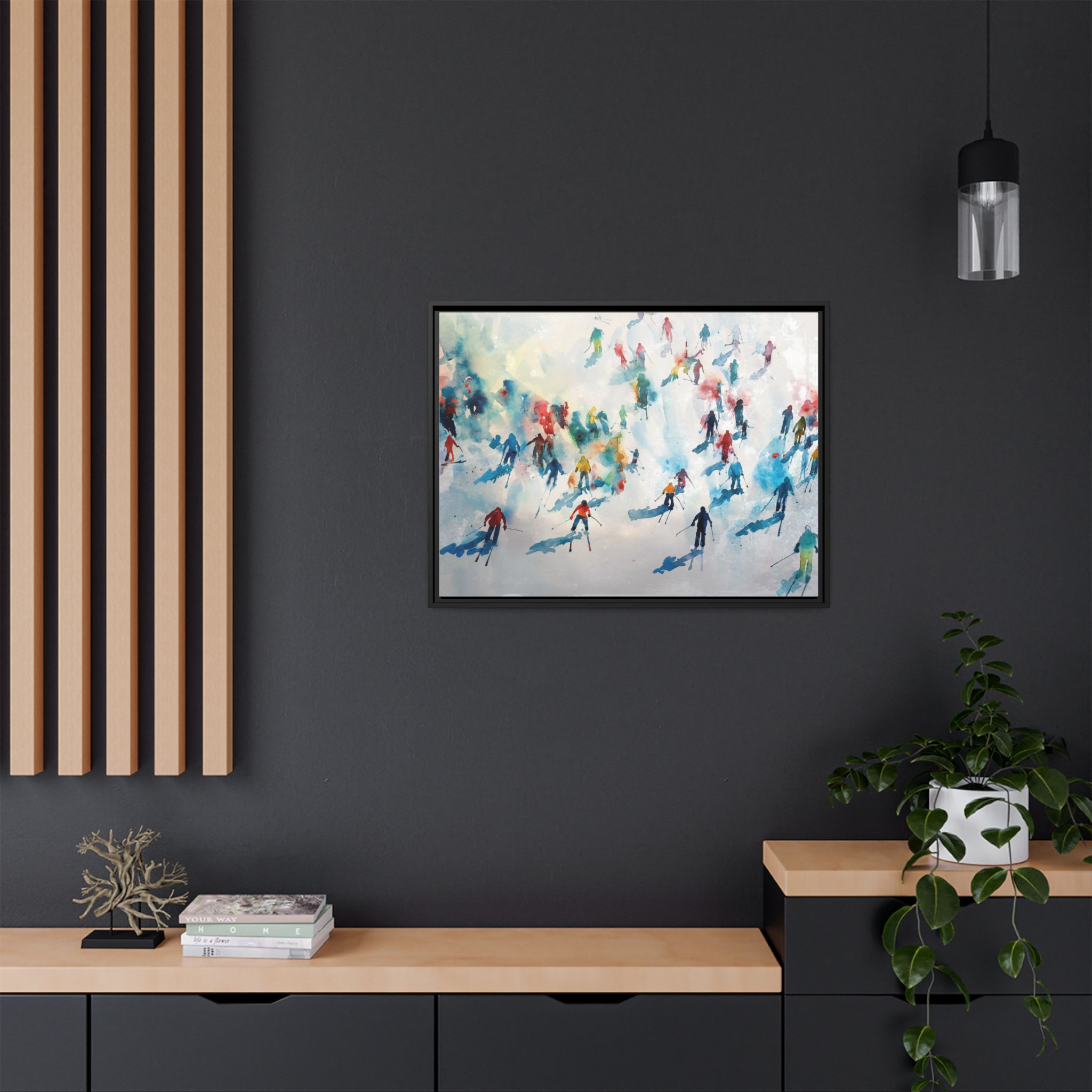 Traffic - watercolour - Custom Black Frame - Image 8