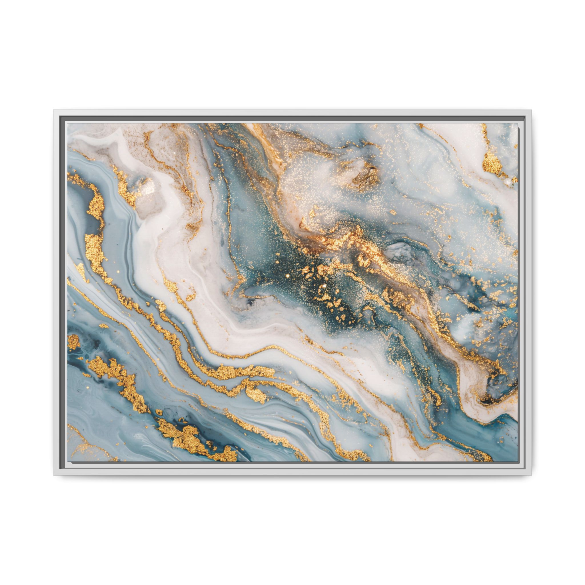 Blue Marble - Light - Custom Black Frame - Image 21