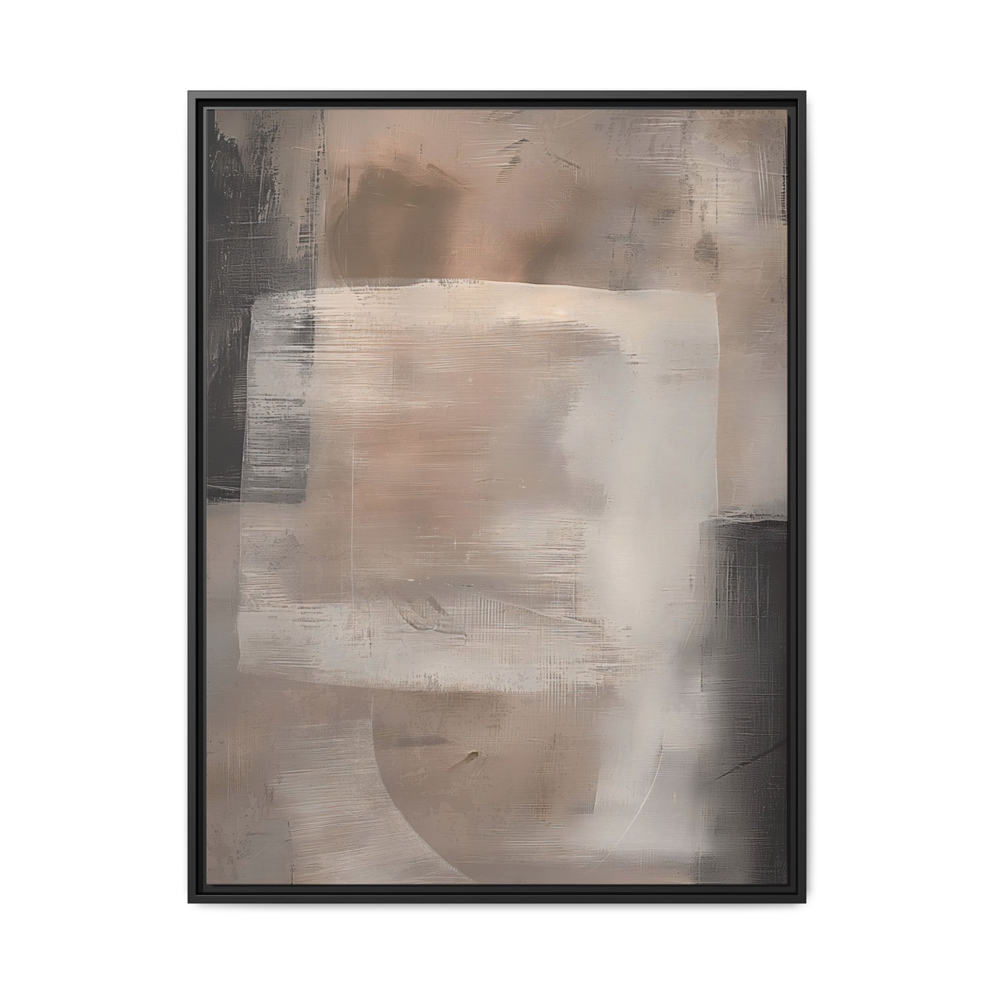 Biege Cotton - Square - Custom Black Frame - Image 13