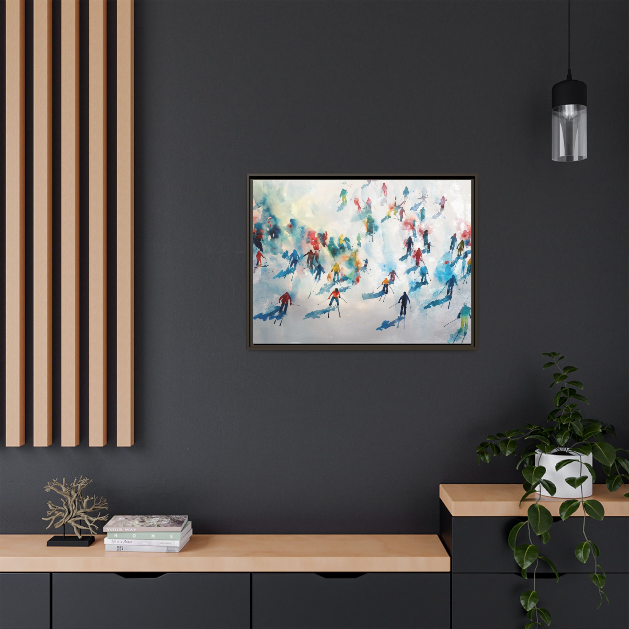 Traffic - watercolour - Custom Black Frame - Image 20