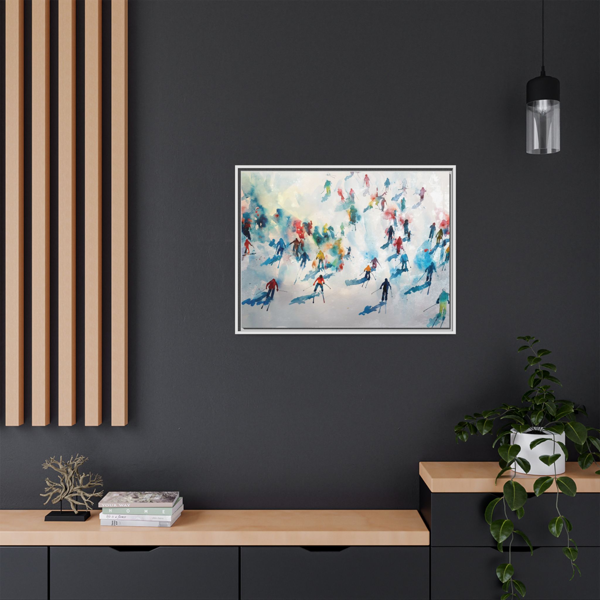 Traffic - watercolour - Custom Black Frame - Image 24