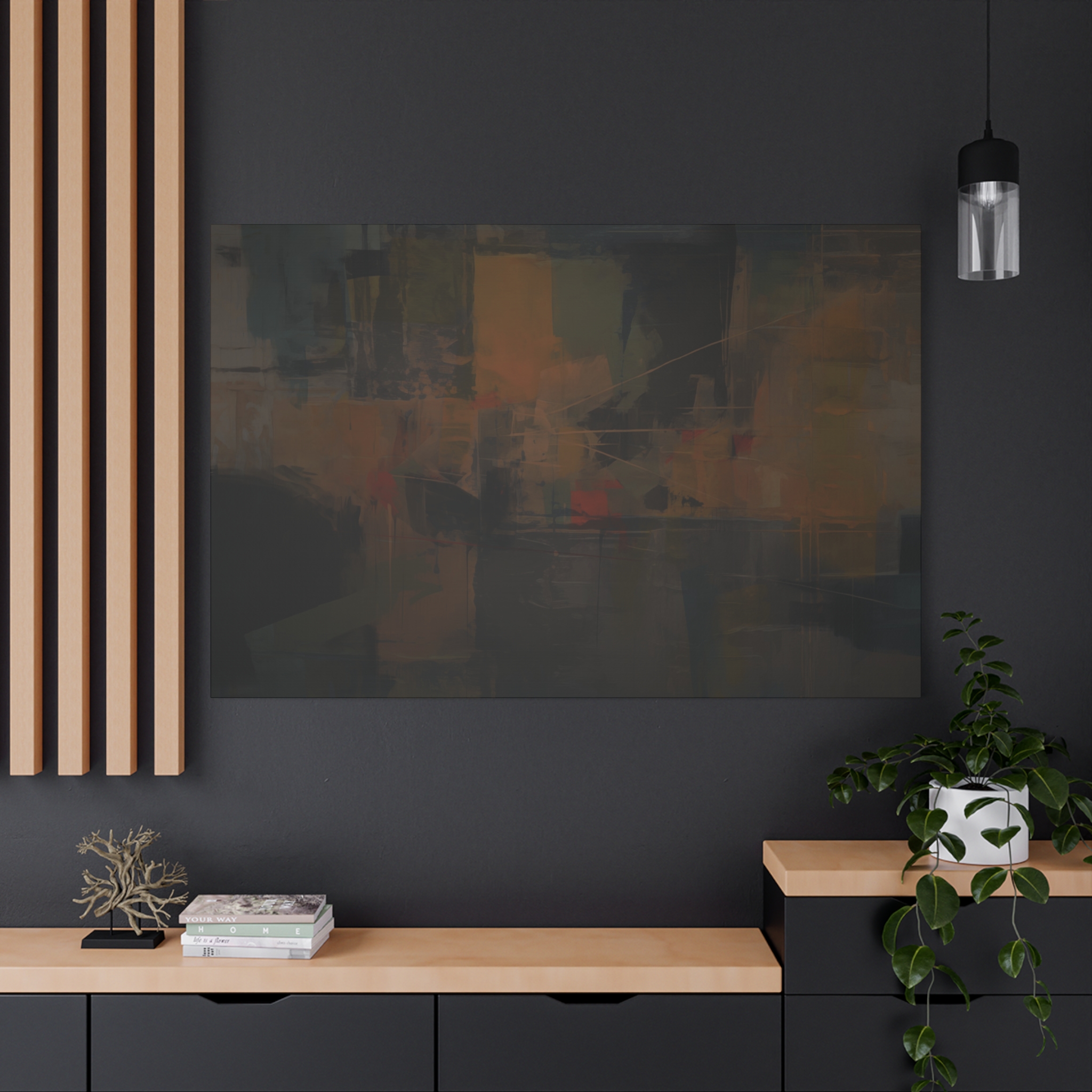 Abstracts Radar (v1 Dark) - Stretched Canvas - Image 24