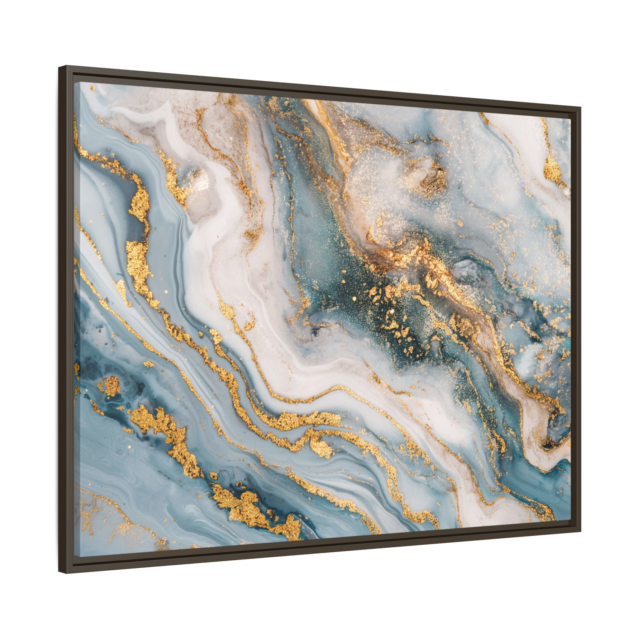 Blue Marble - Light - Custom Black Frame - Image 34