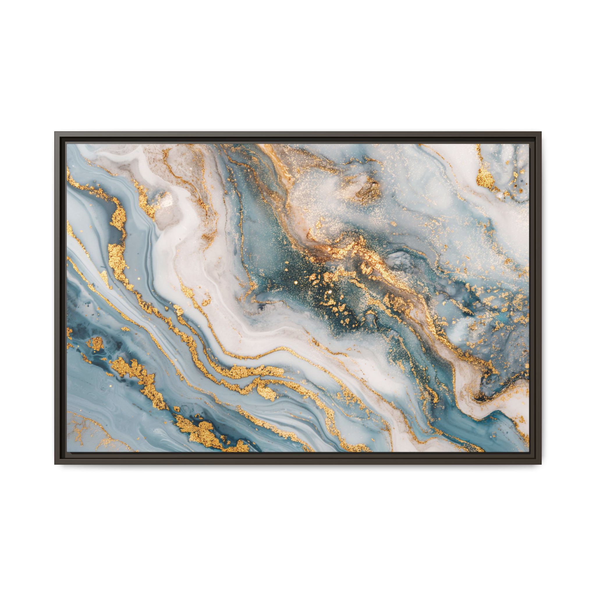 Blue Marble - Light - Custom Black Frame - Image 25