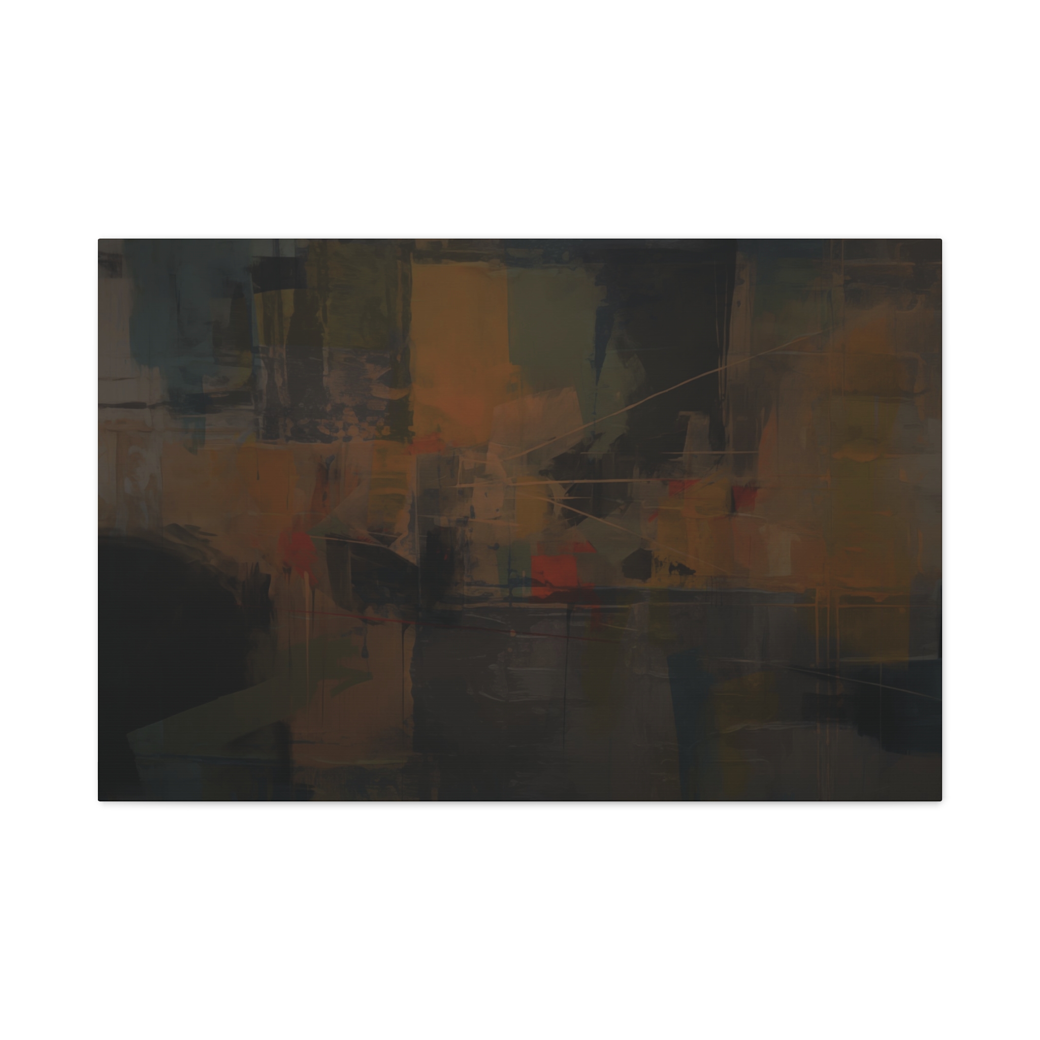 Abstracts Radar (v1 Dark) - Stretched Canvas