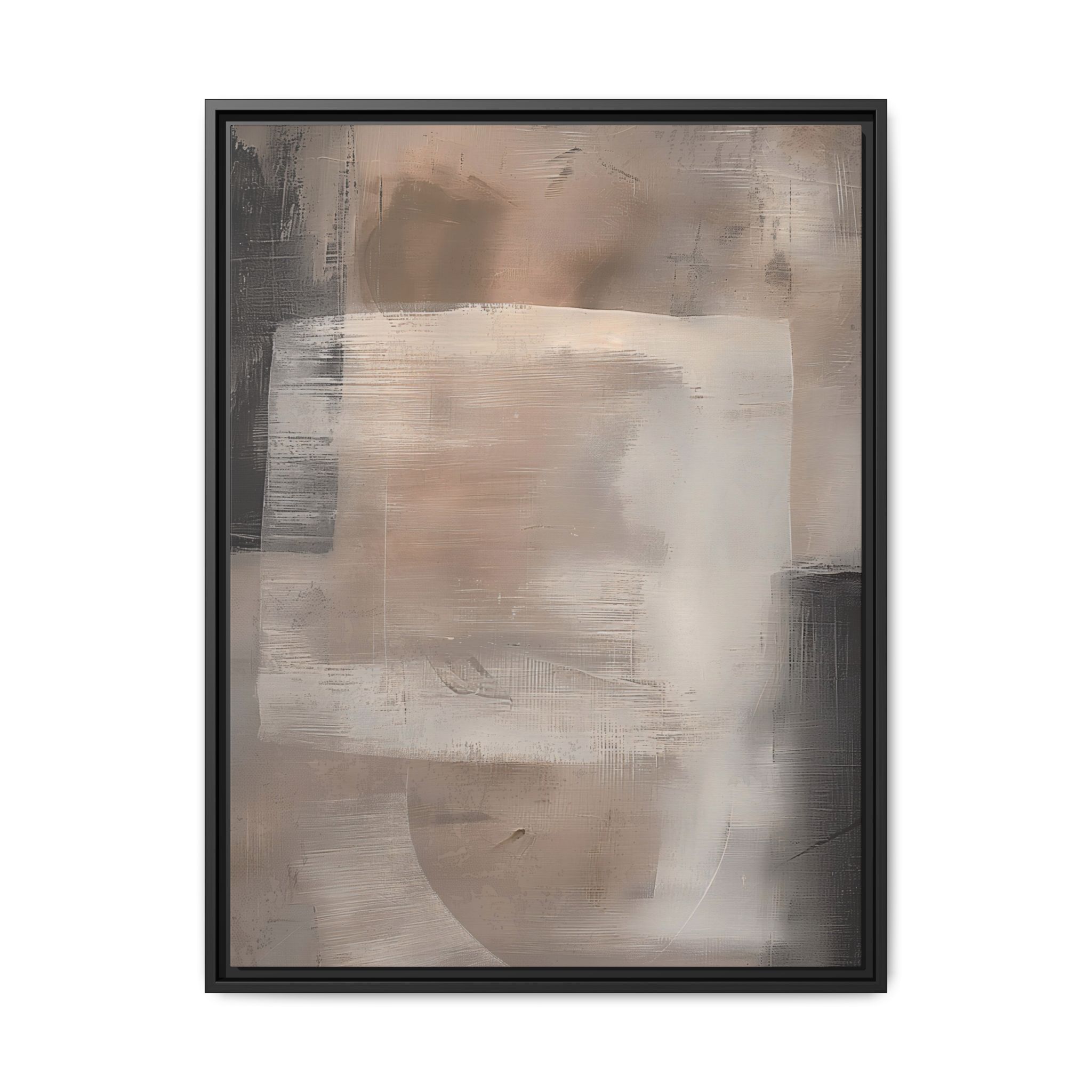 Biege Cotton - Square - Custom Black Frame - Image 5