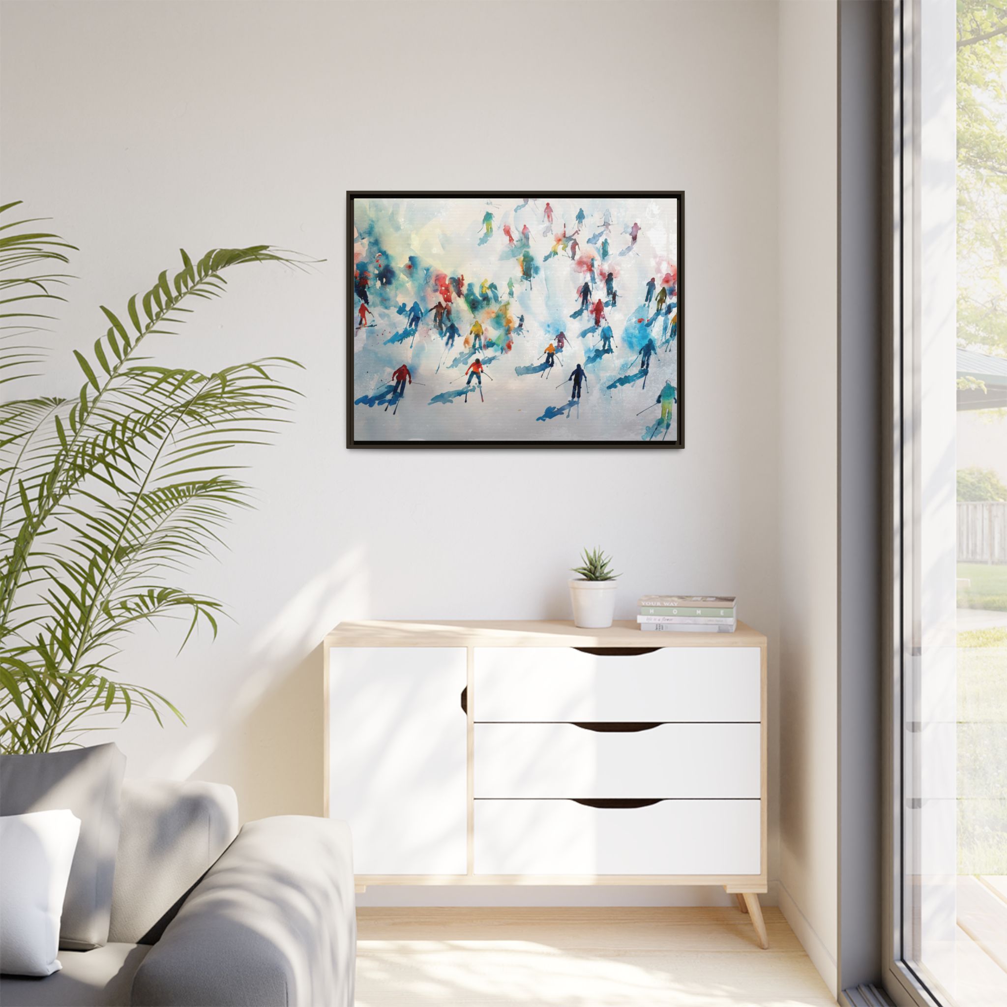 Traffic - watercolour - Custom Black Frame - Image 35