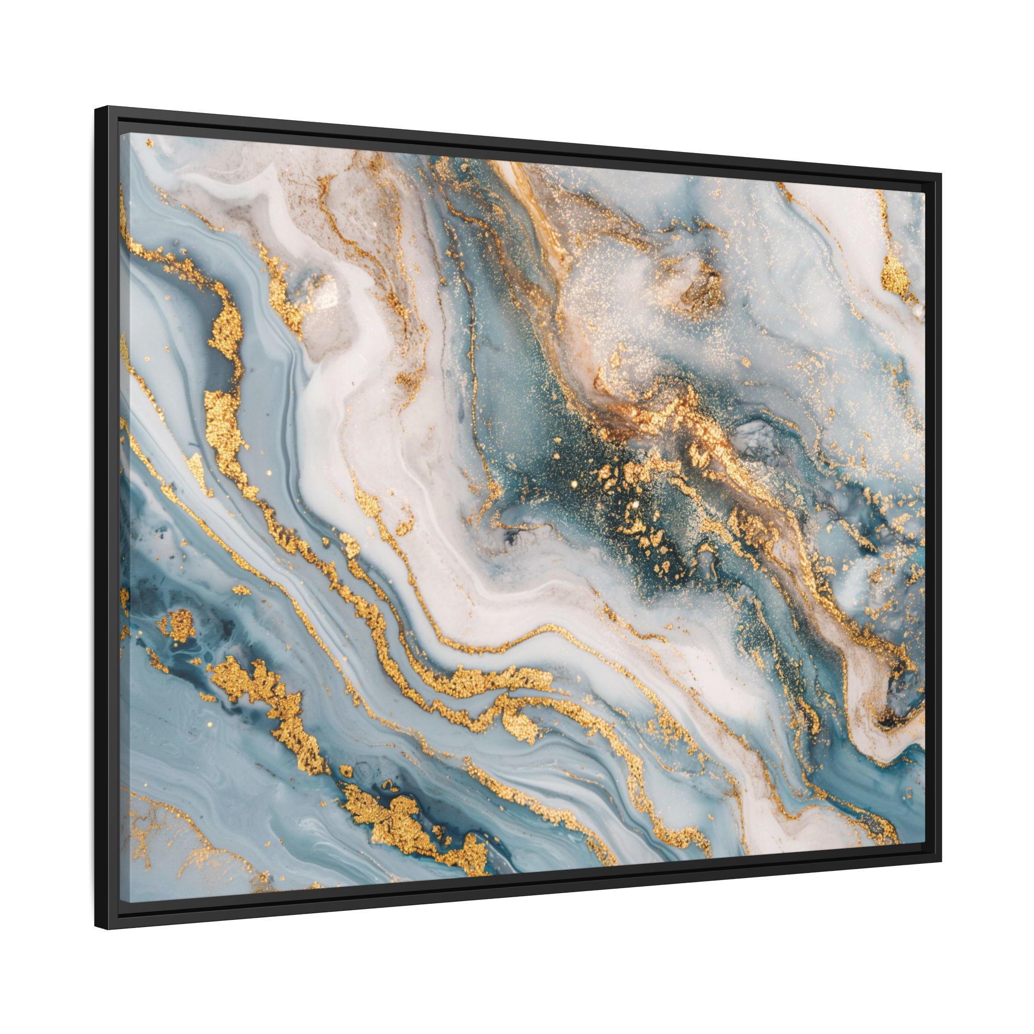 Blue Marble - Light - Custom Black Frame - Image 10