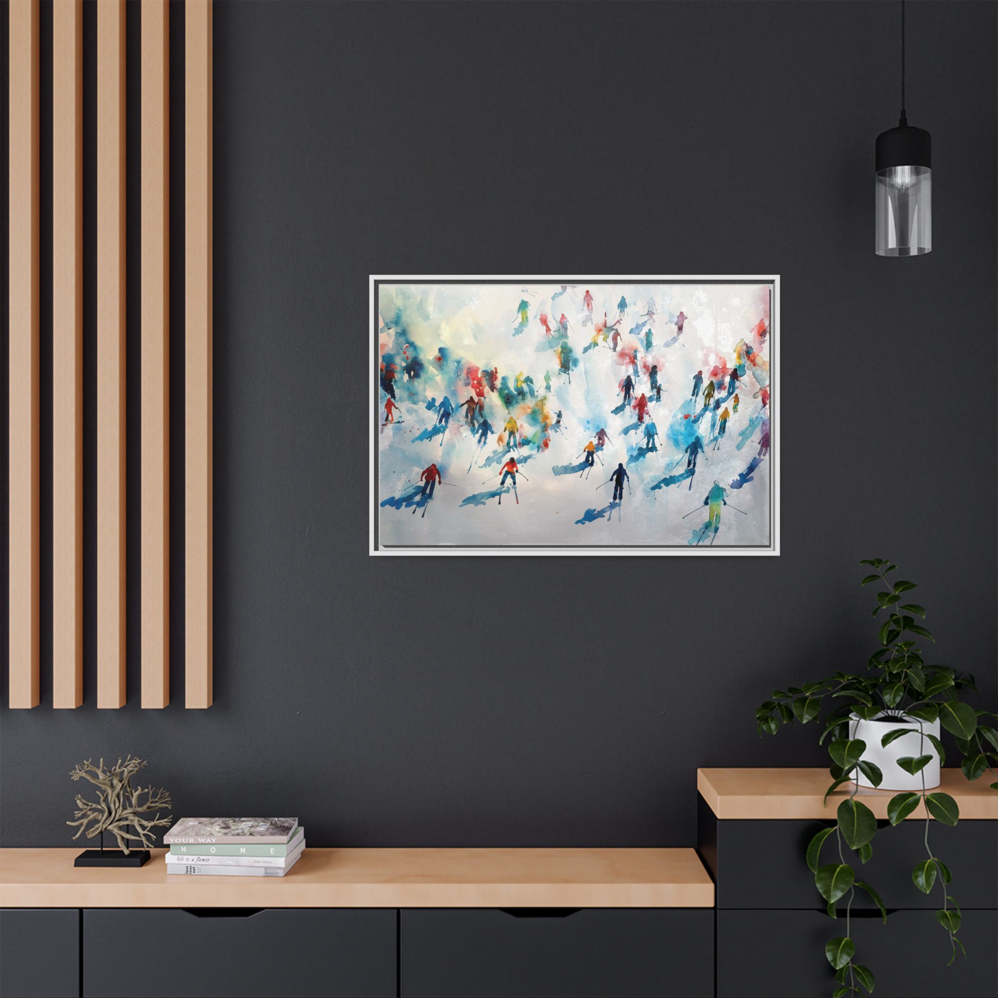 Traffic - watercolour - Custom Black Frame - Image 32