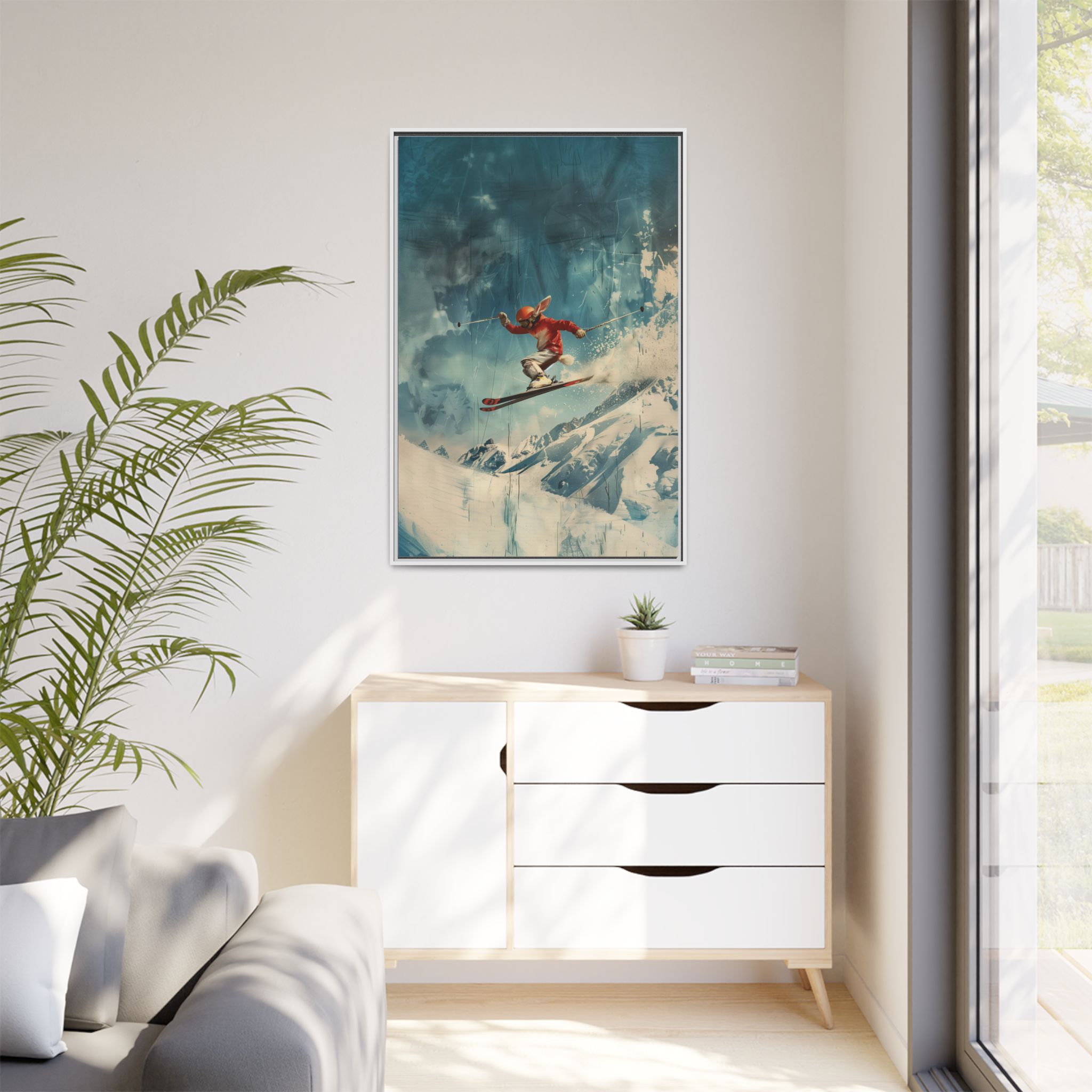 Flying Rabbit Man - Custom Frame - Image 47