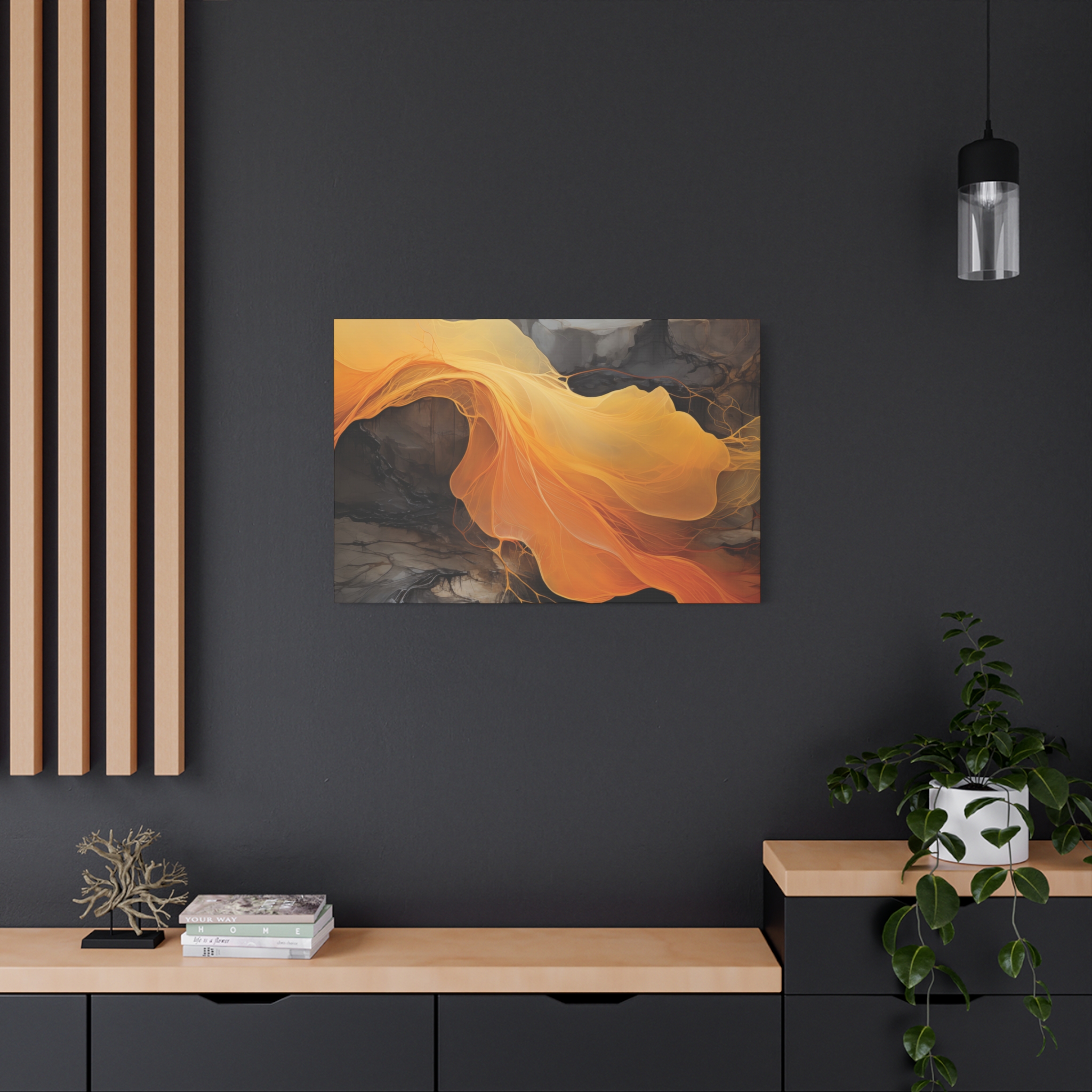 Siesmic Clouds - Floating (v1 clear) - Stretched Canvas - Image 4