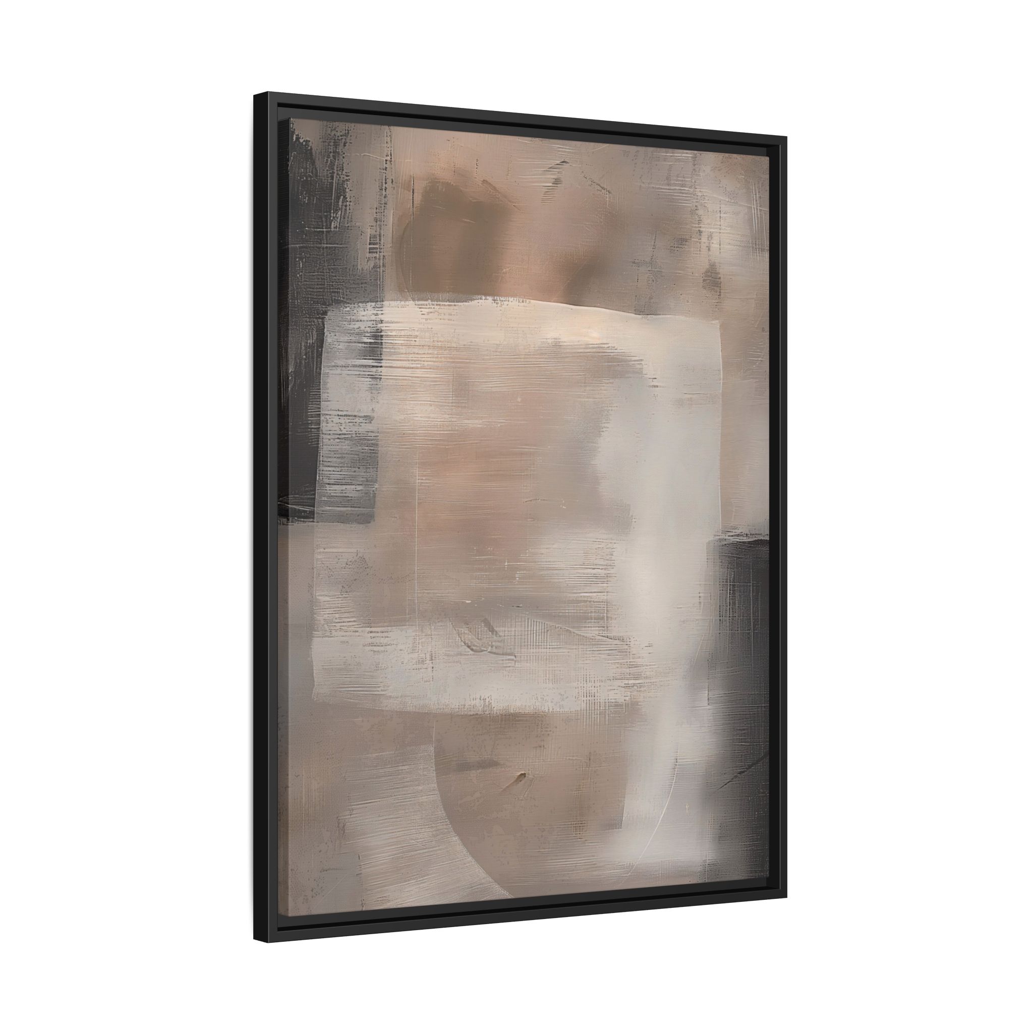 Biege Cotton - Square - Custom Black Frame - Image 6