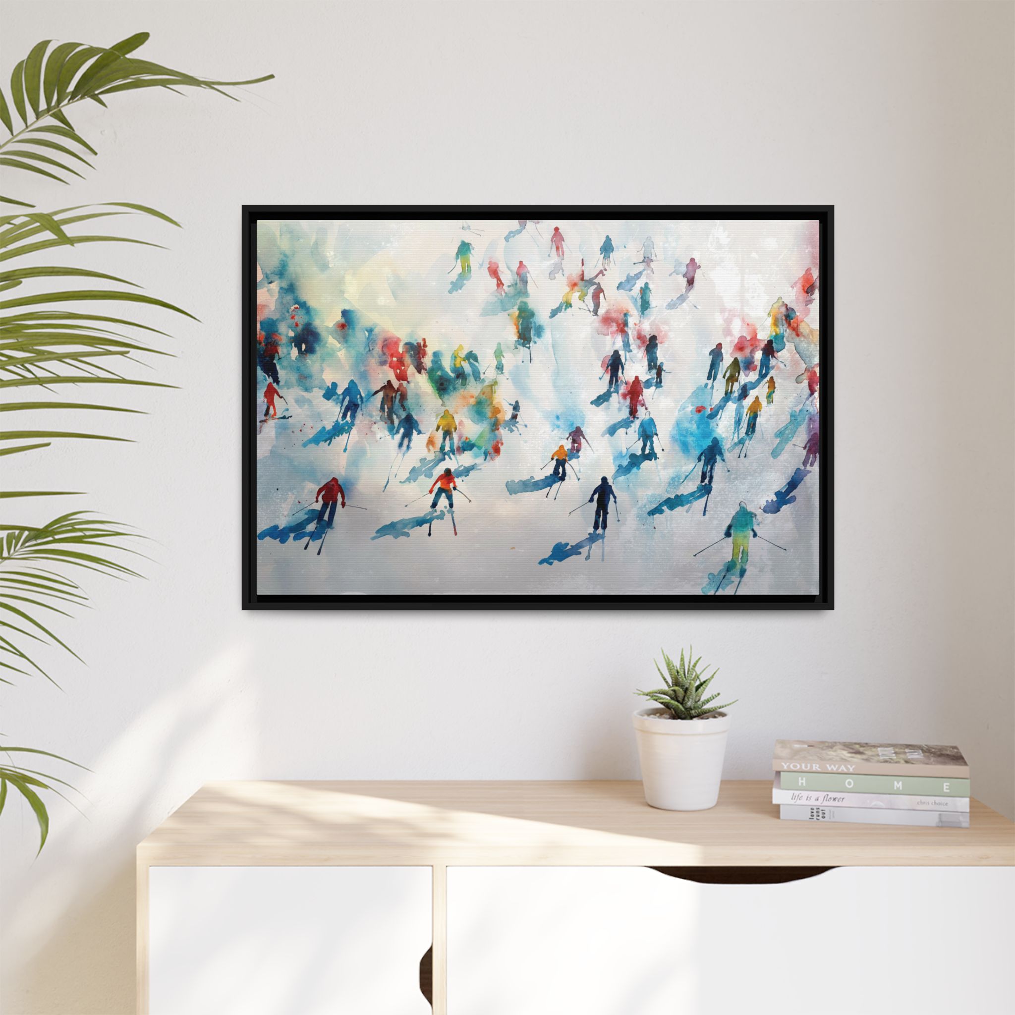 Traffic - watercolour - Custom Black Frame - Image 3