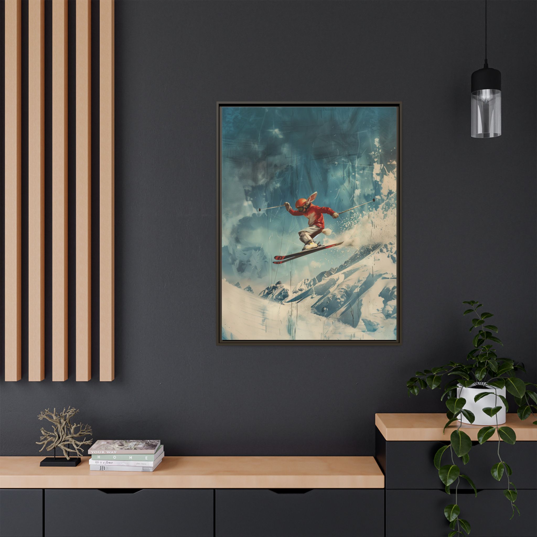 Flying Rabbit Man - Custom Frame - Image 36