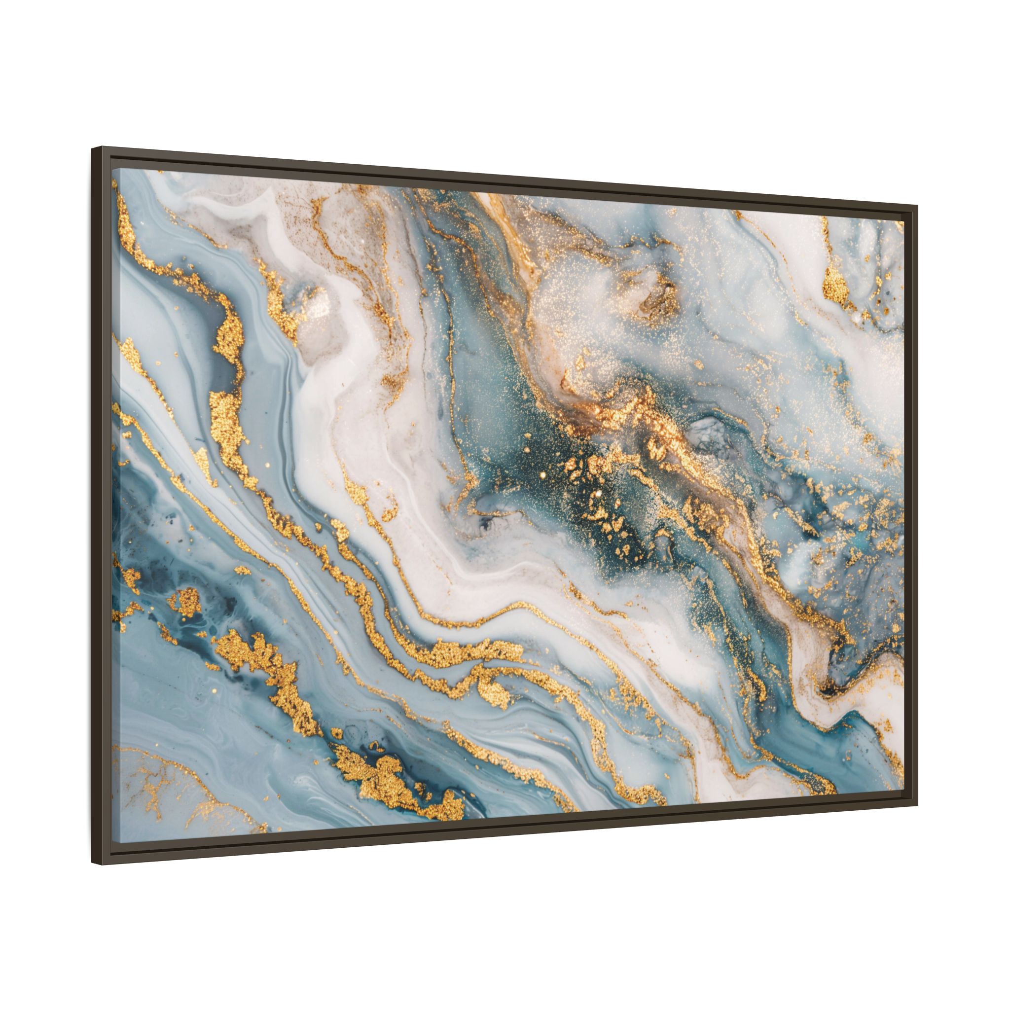 Blue Marble - Light - Custom Black Frame - Image 42