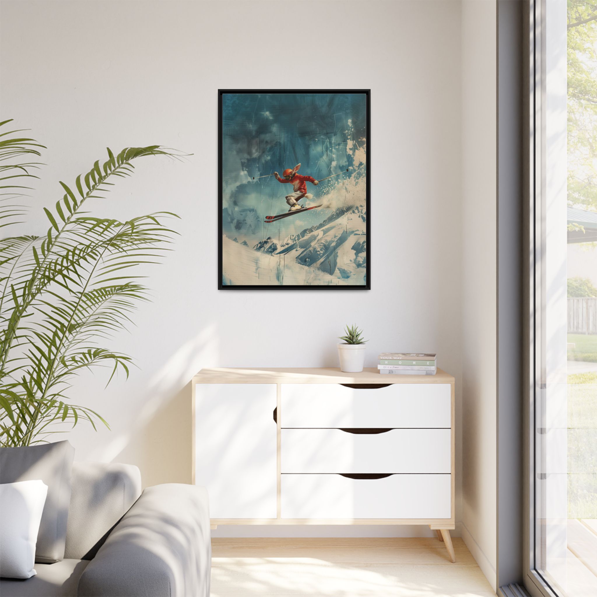 Flying Rabbit Man - Custom Frame - Image 15