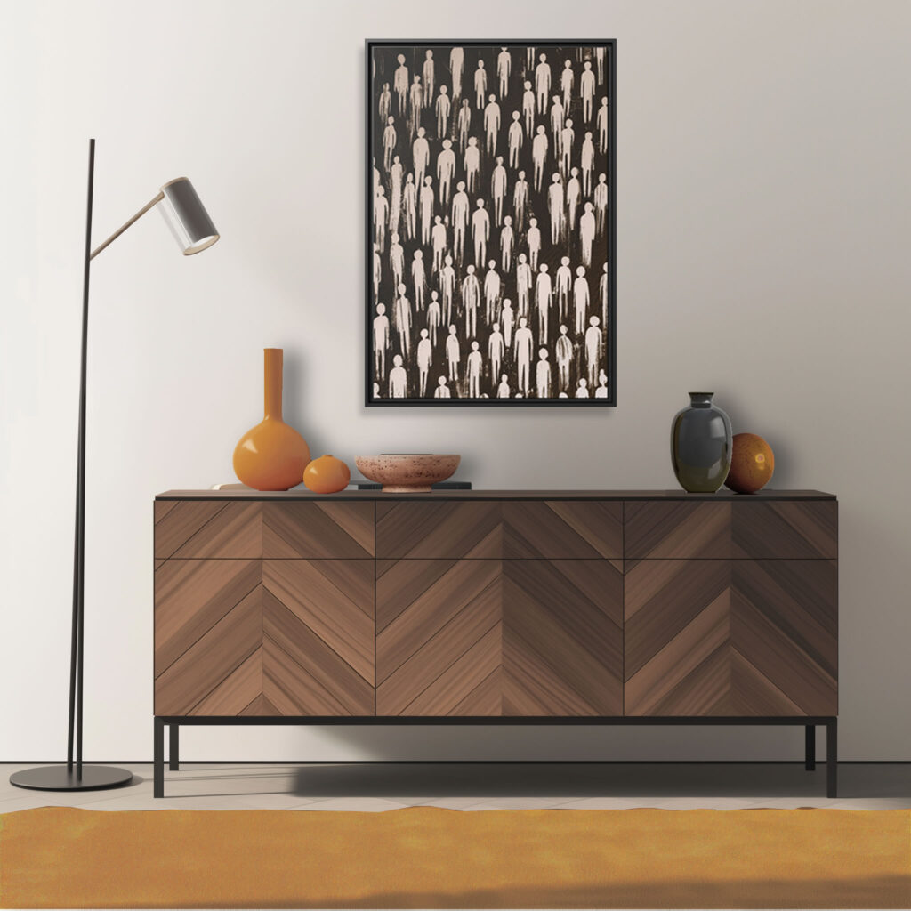 wylde_66152_A_walnut_sideboard_with_a_geometric_humans