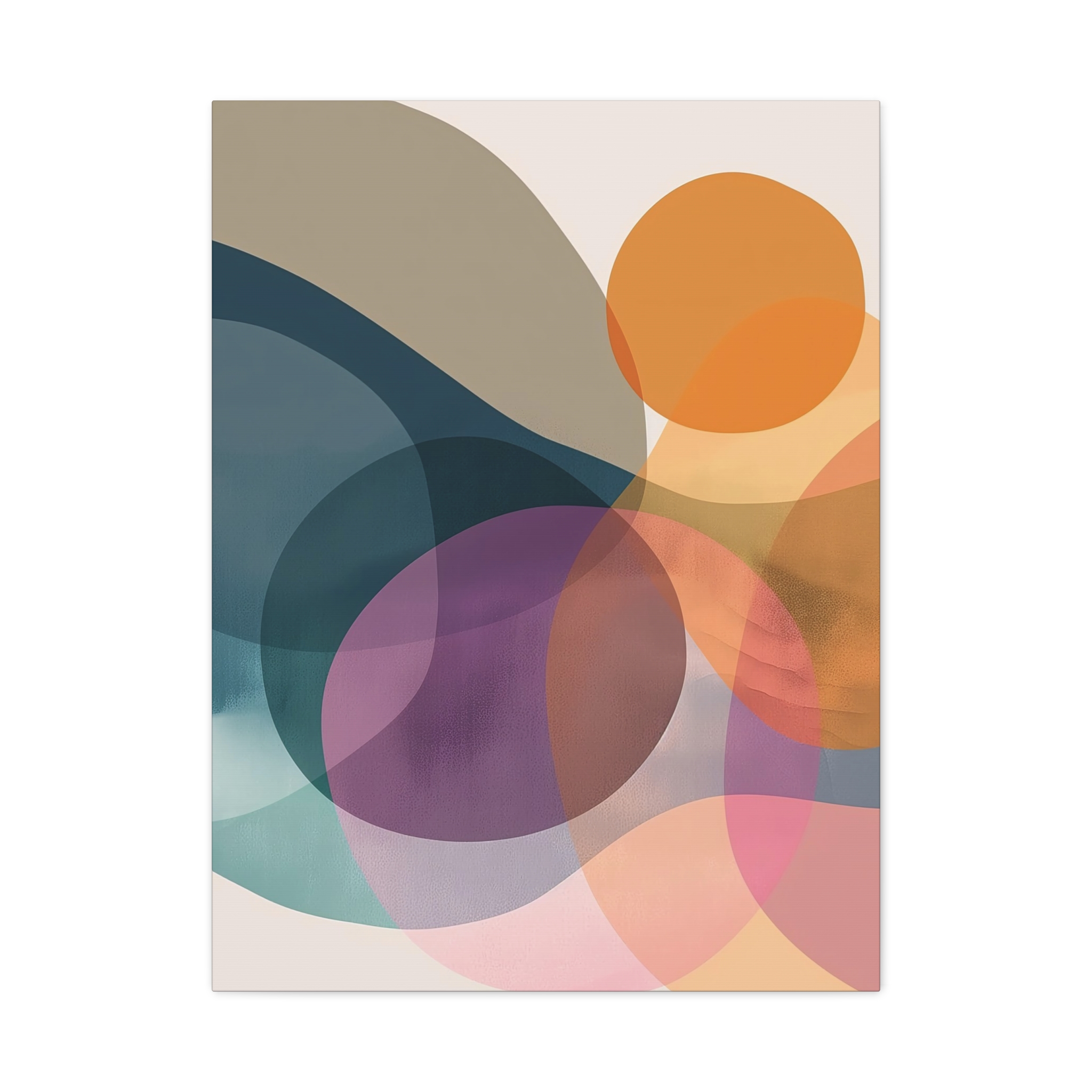 PomPom Two , Adventure Palette - Stretched Canvas - Image 5