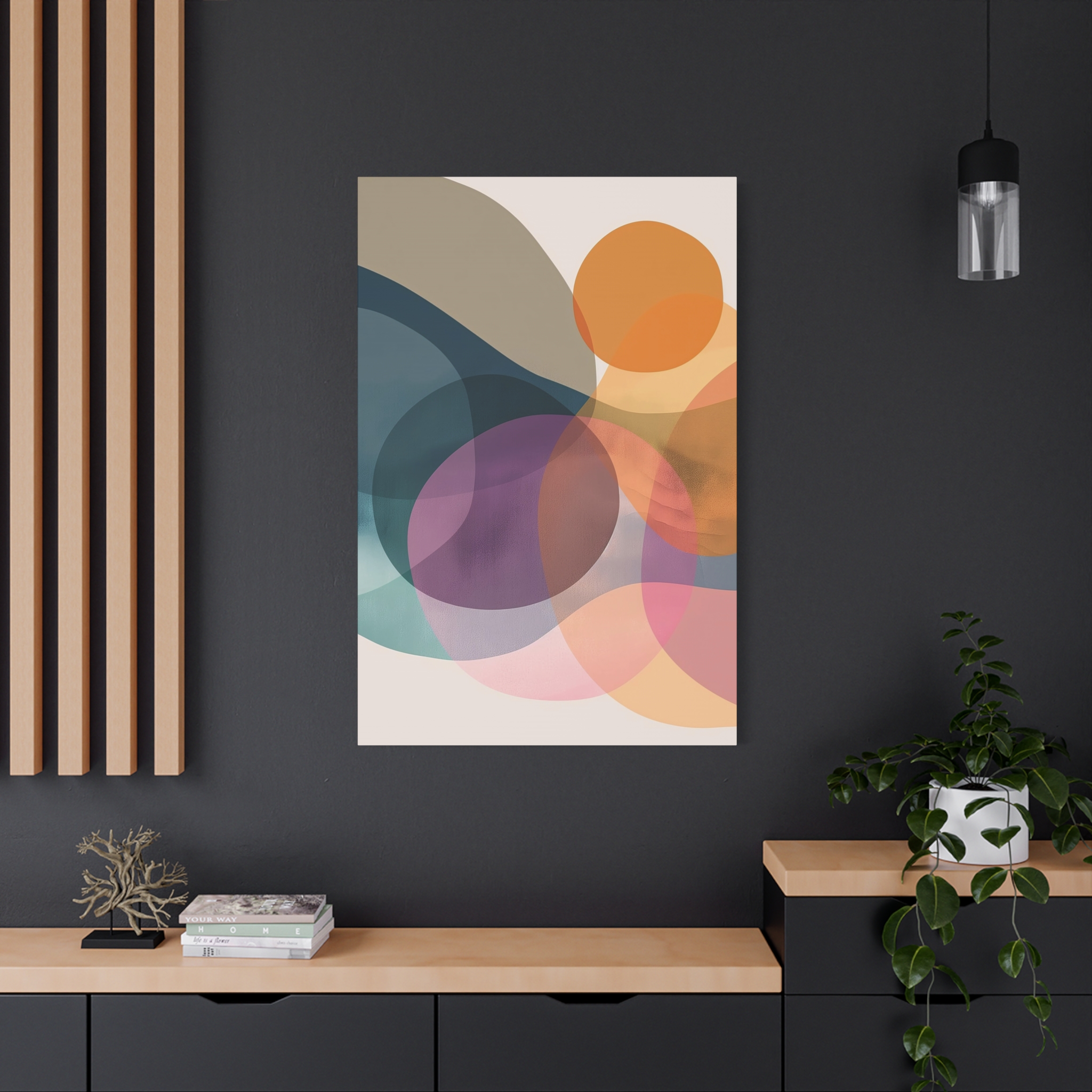 PomPom Two , Adventure Palette - Stretched Canvas - Image 16