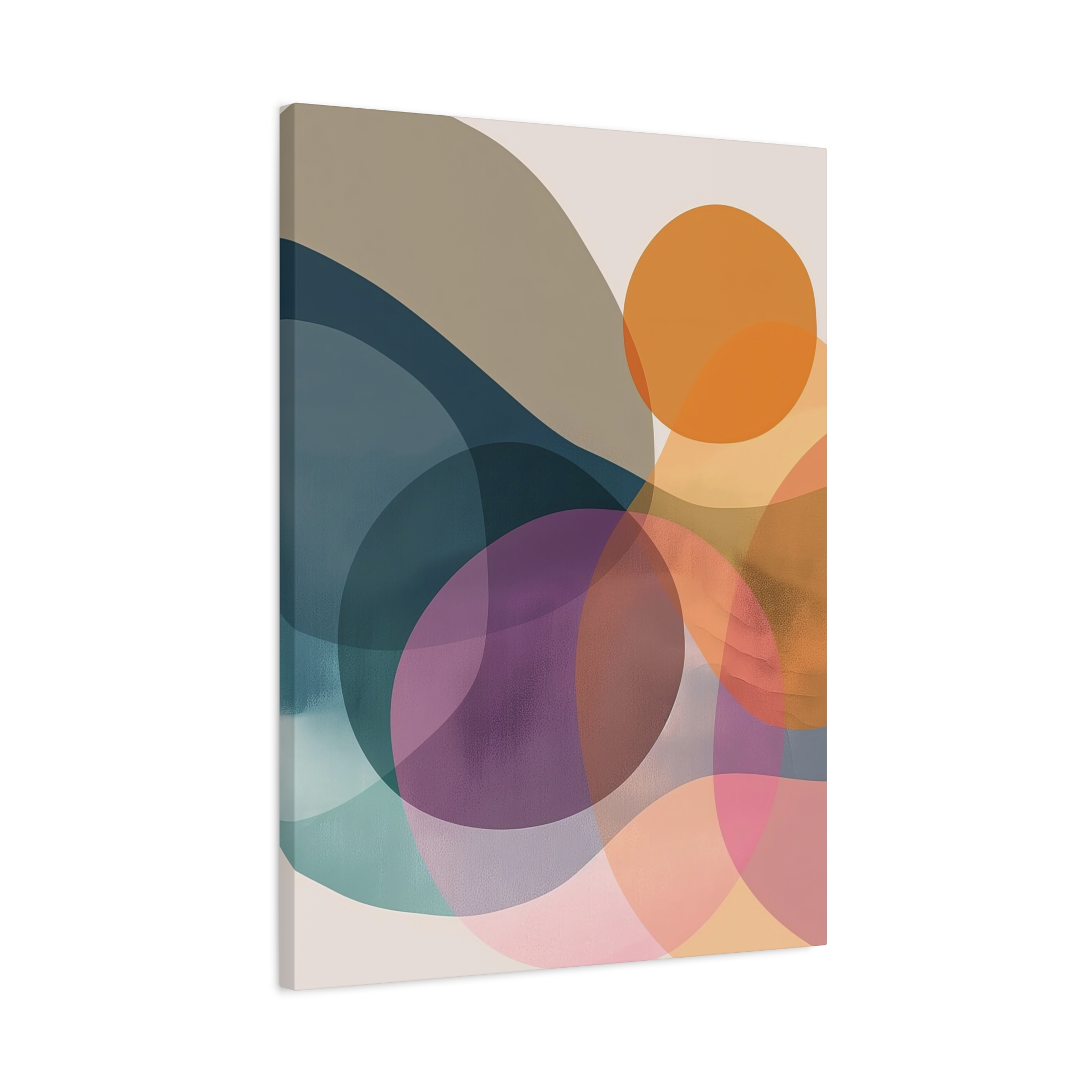 PomPom Two , Adventure Palette - Stretched Canvas - Image 6