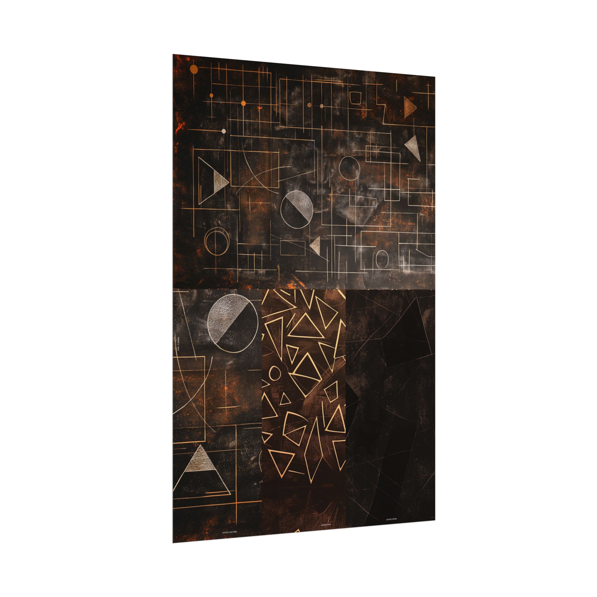 SAMPLER Astrals One two and three - Rolled Paper Prints - Image 3