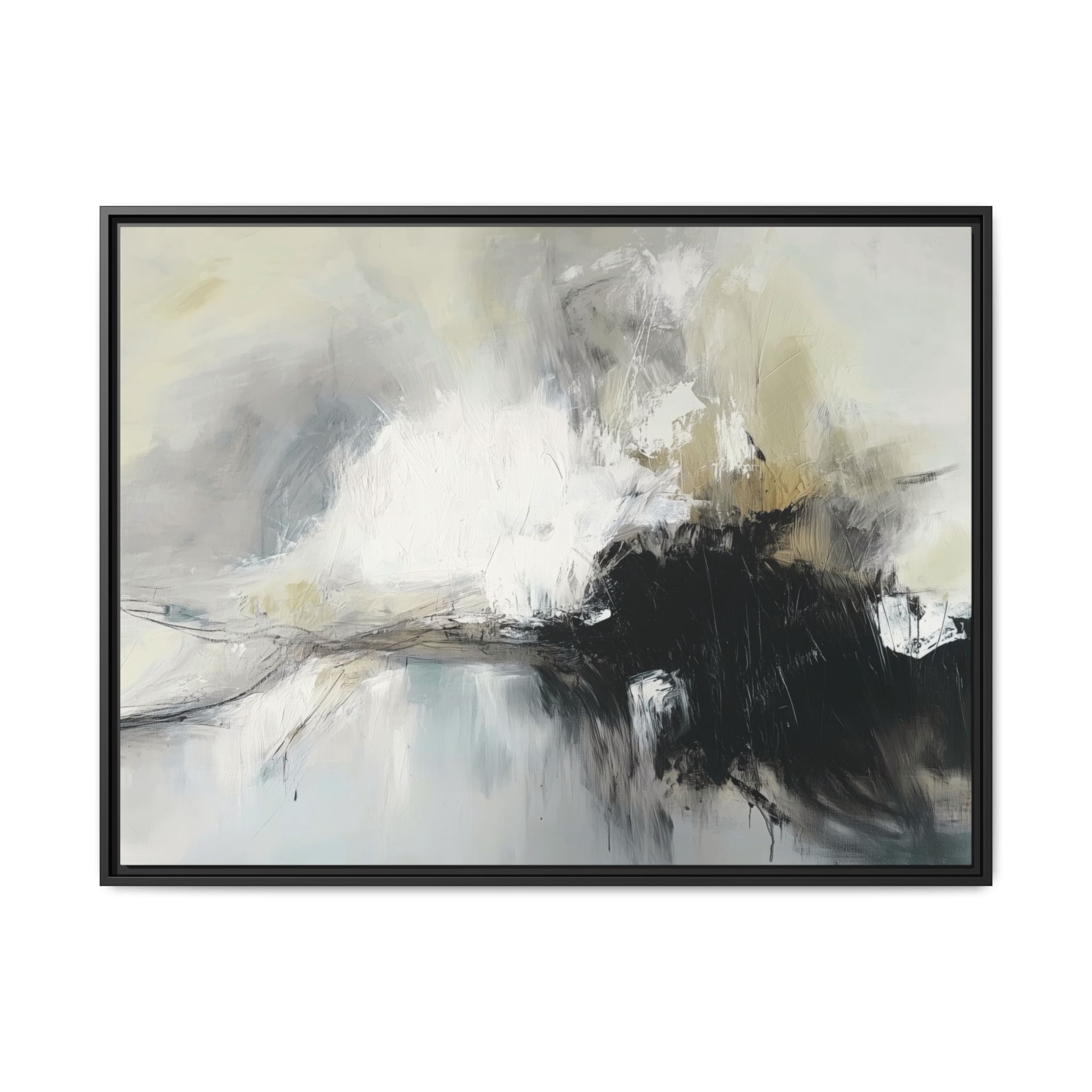 Black Cat White Kitten Four - Custom Frame - Image 13