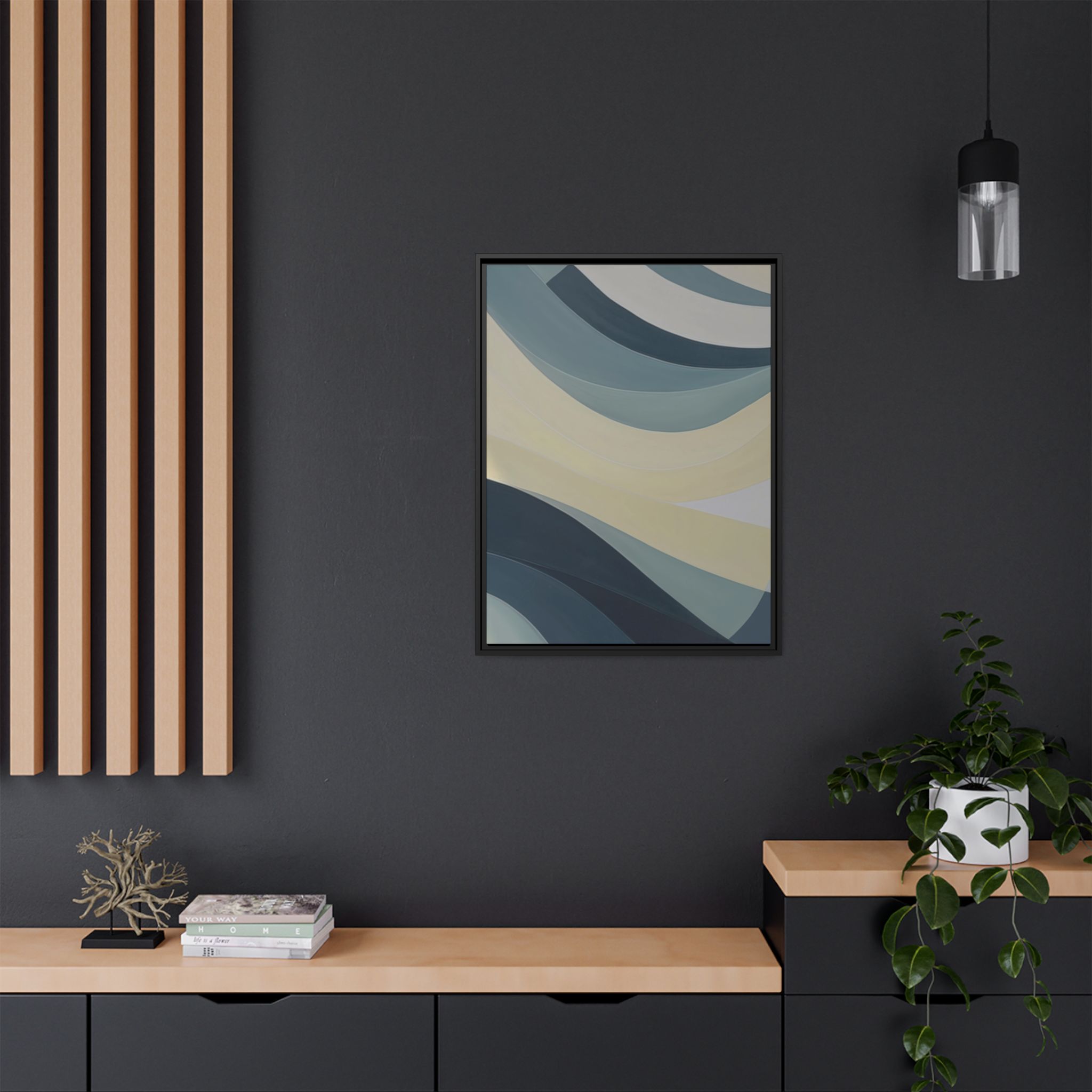 Blue Flows V1 - Custom Frame - Image 26