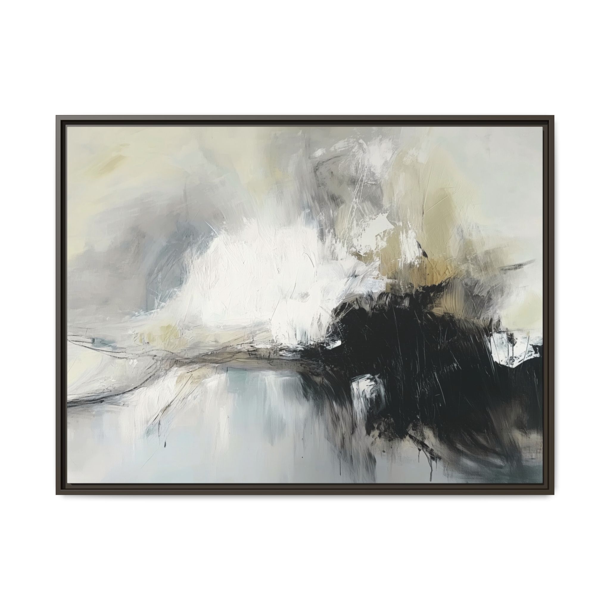 Black Cat White Kitten Four - Custom Frame - Image 33