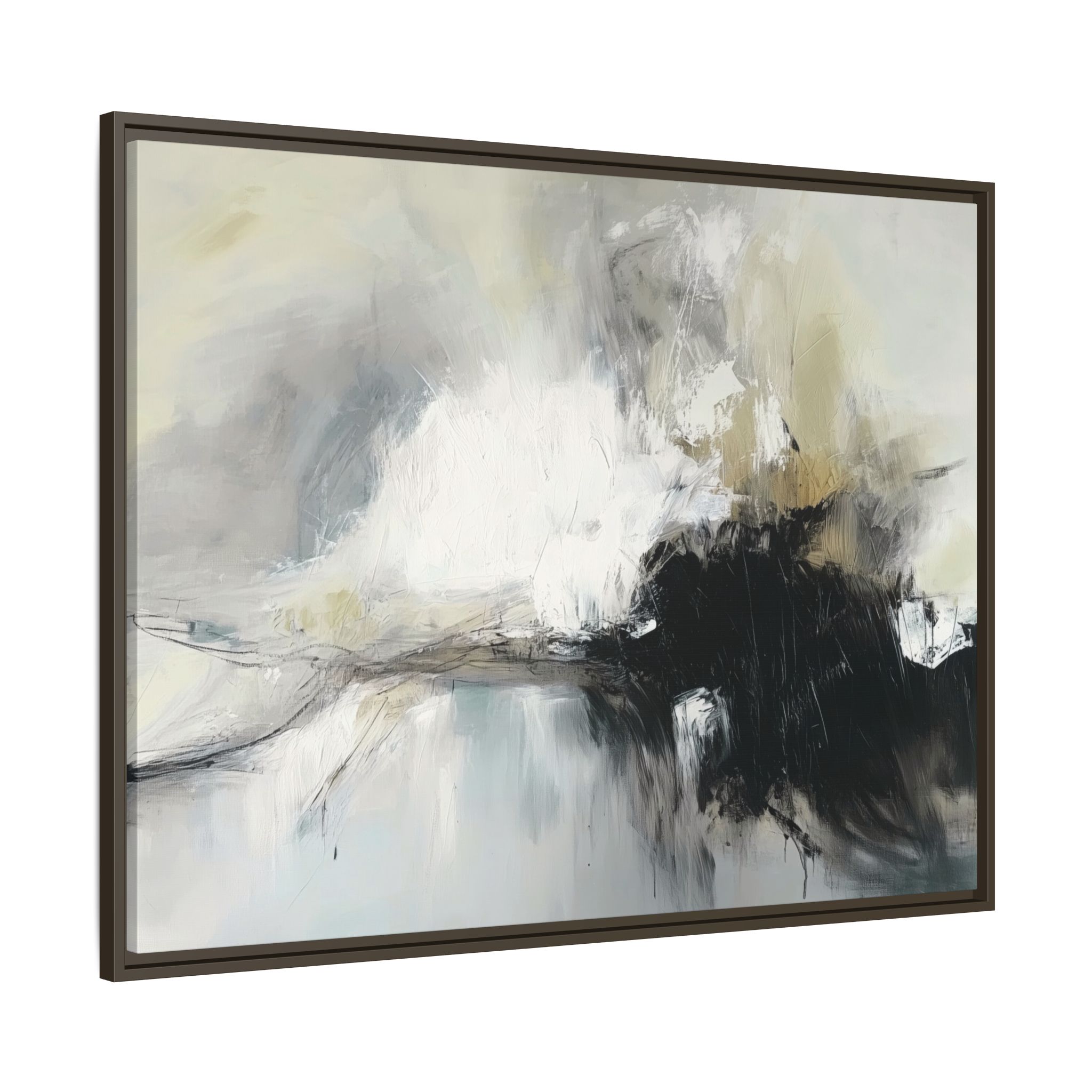 Black Cat White Kitten Four - Custom Frame - Image 34