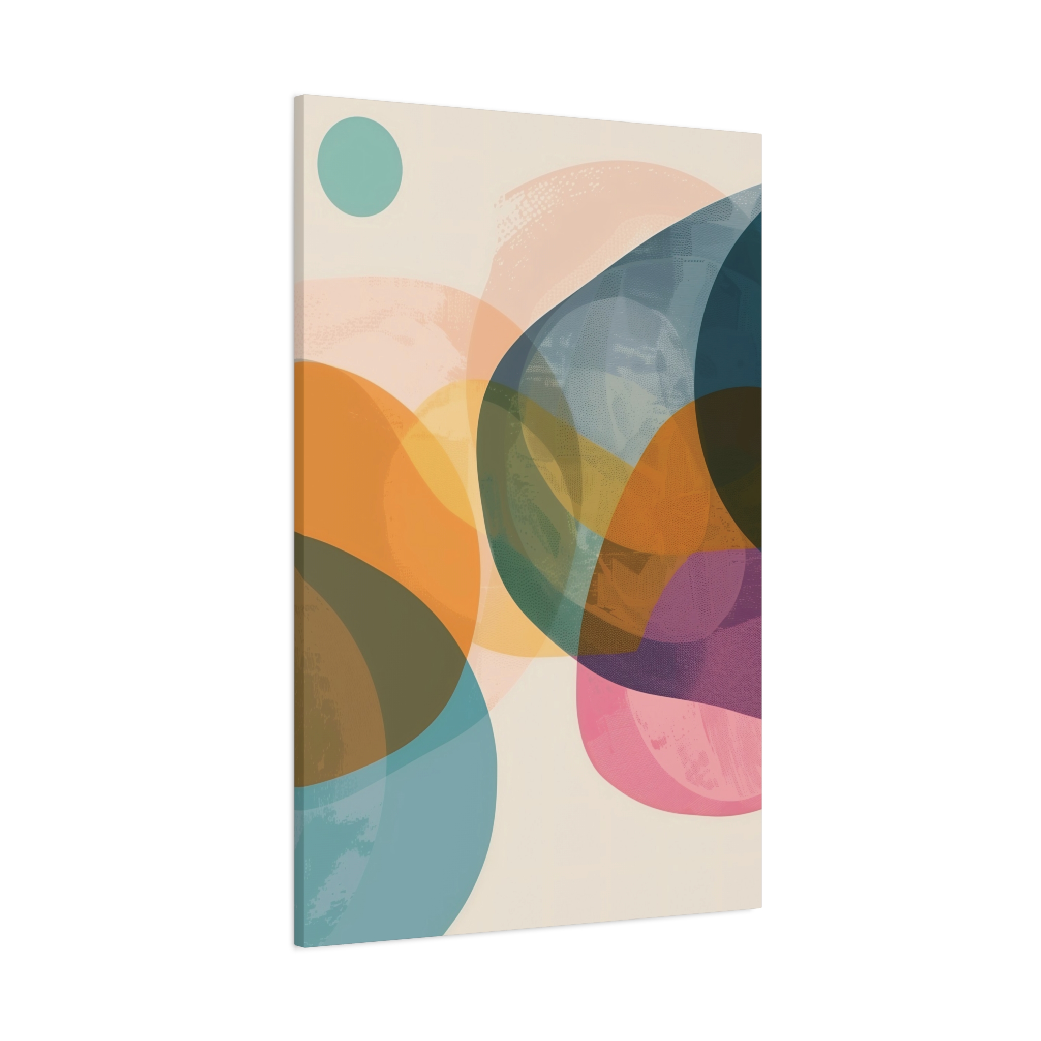 PomPom One , Adventure Palette - Stretched Canvas - Image 14