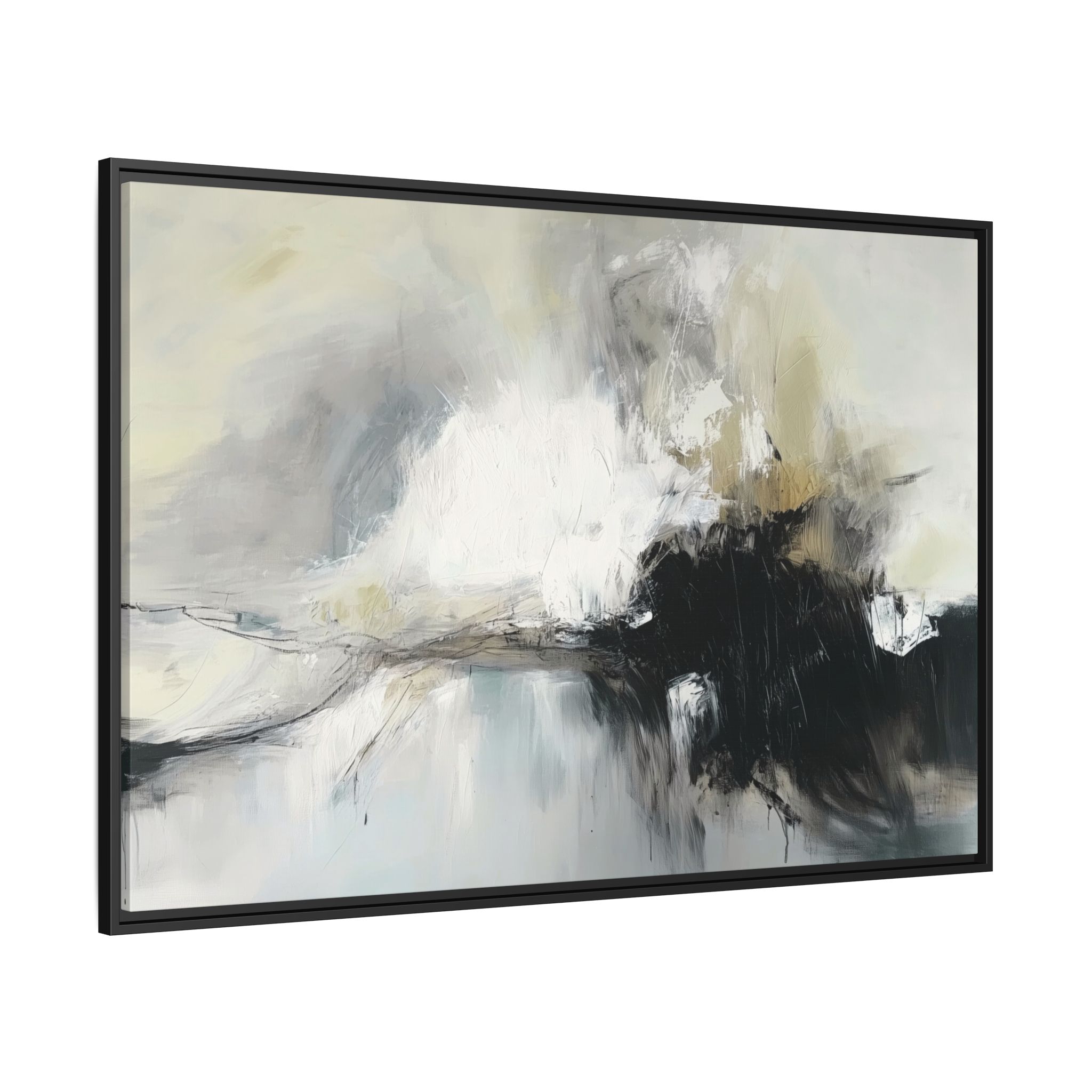 Black Cat White Kitten Four - Custom Frame - Image 18