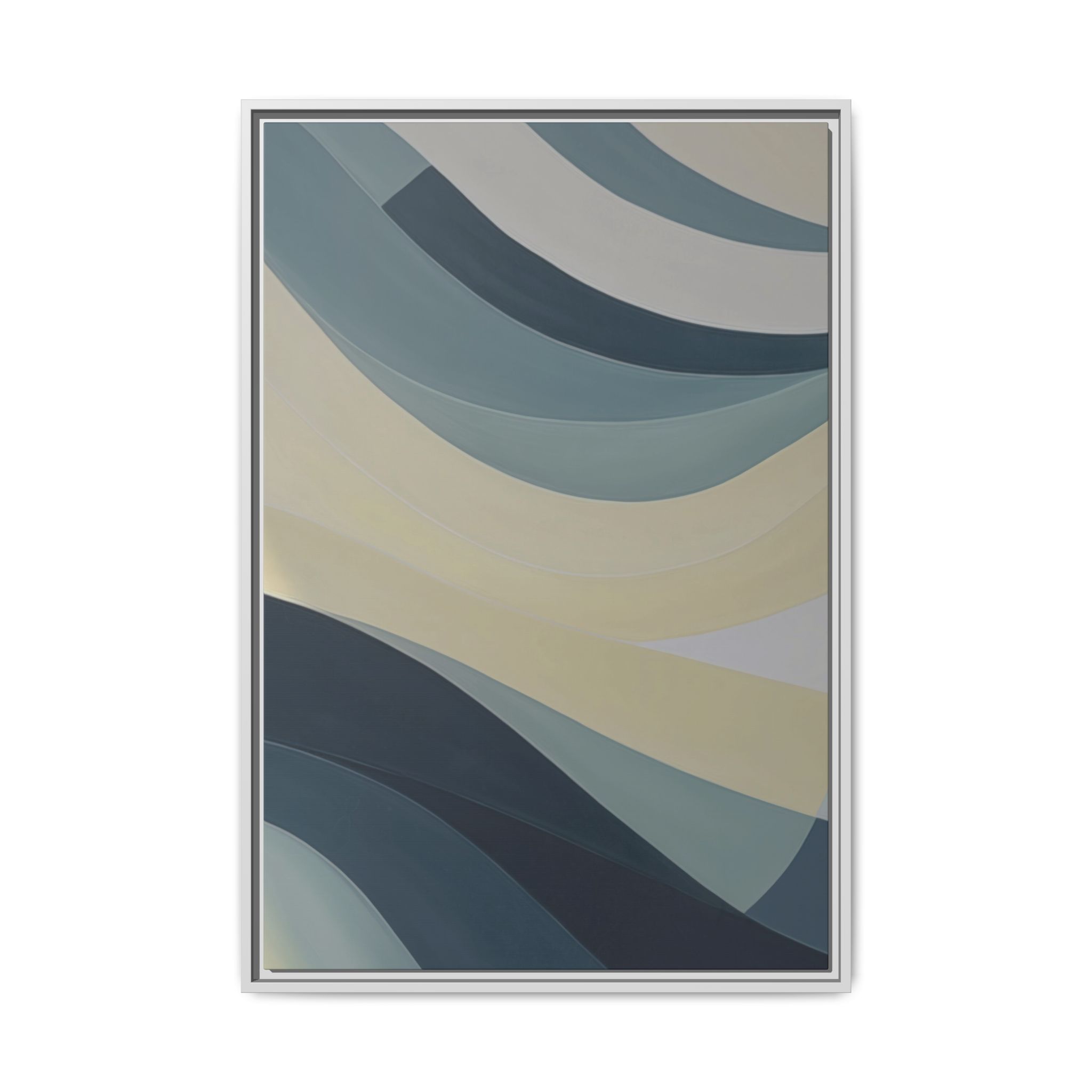 Blue Flows V1 - Custom Frame