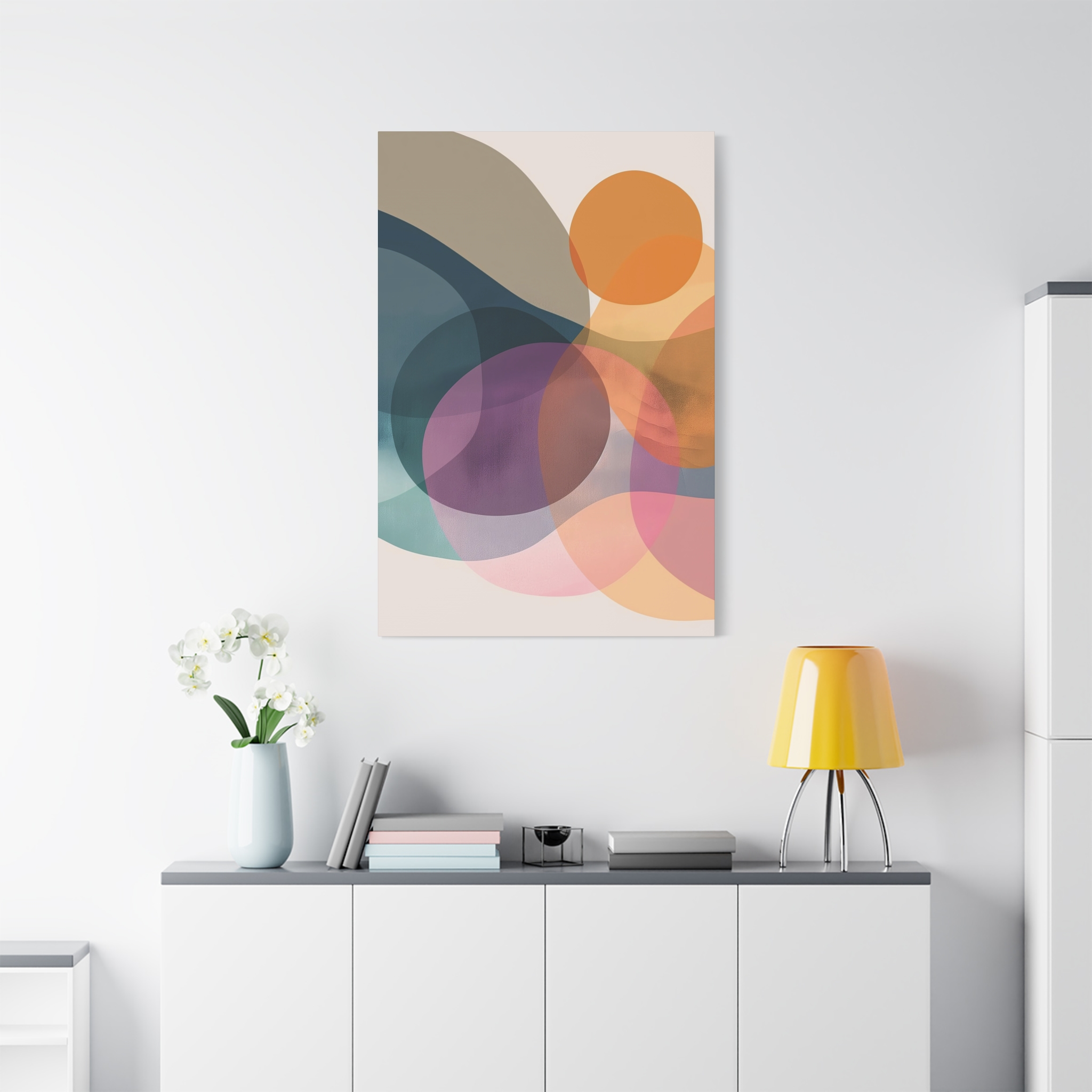 PomPom Two , Adventure Palette - Stretched Canvas - Image 15