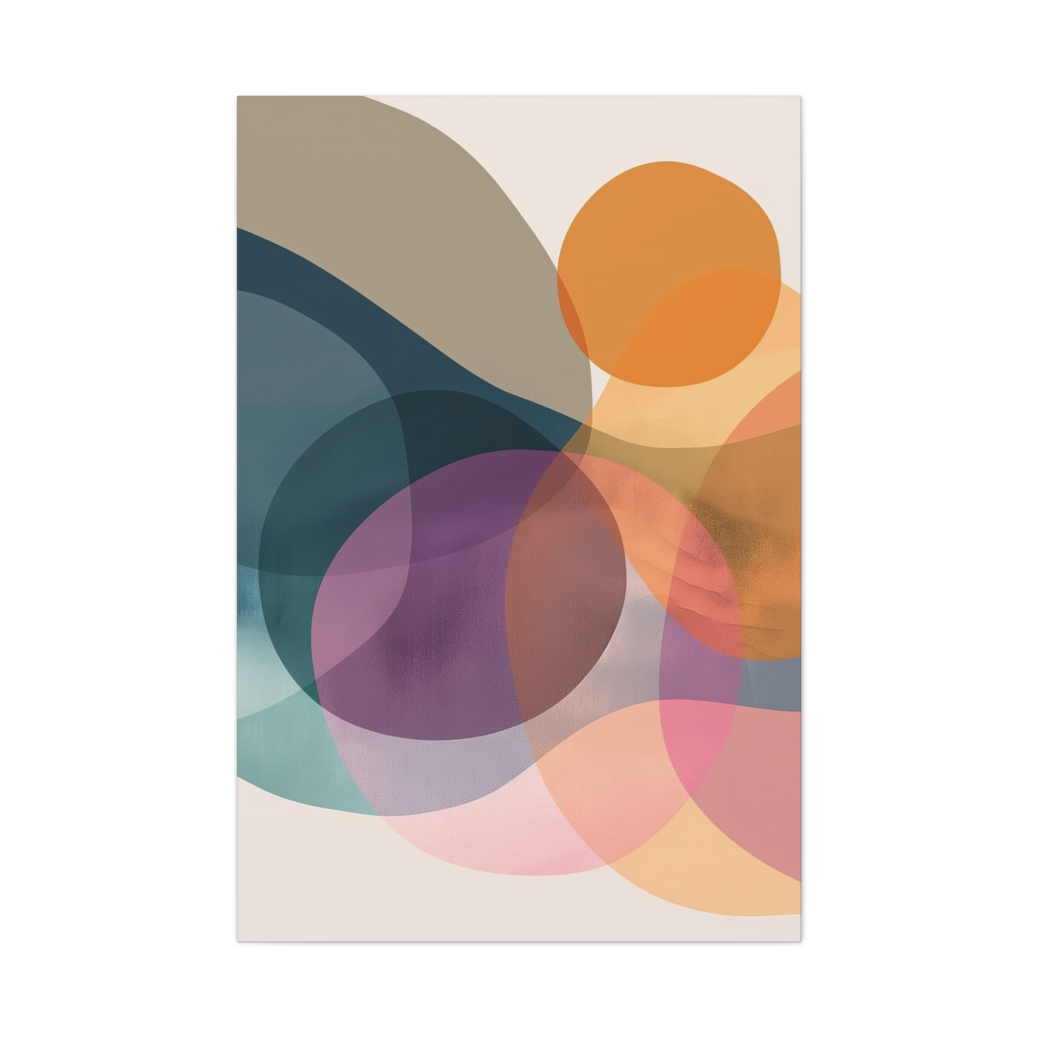 PomPom Two , Adventure Palette - Stretched Canvas - Image 13