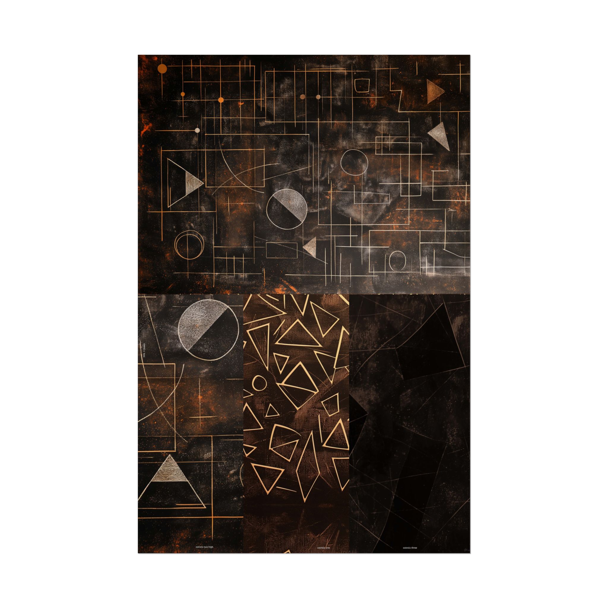 SAMPLER Astrals One two and three - Rolled Paper Prints - Image 5