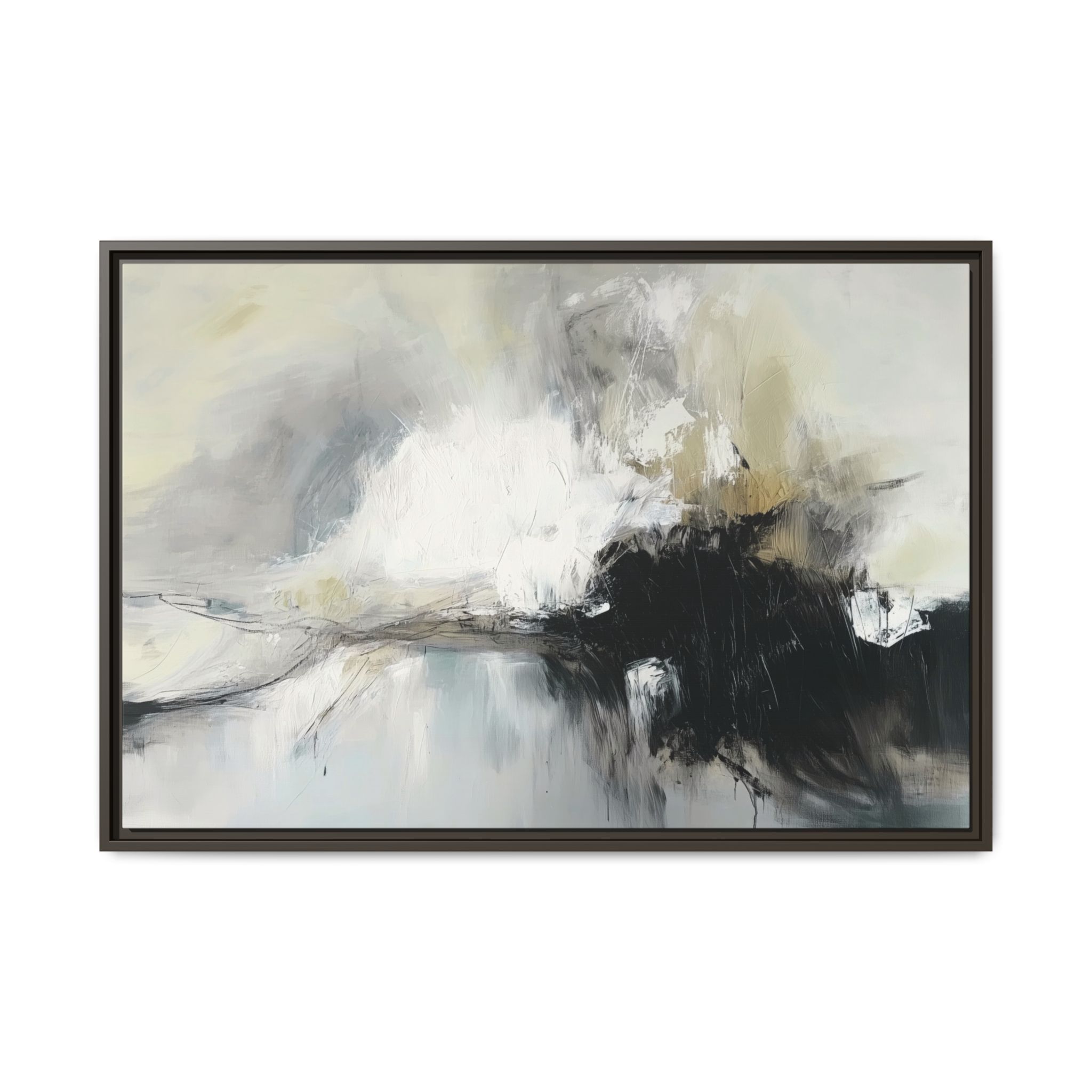 Black Cat White Kitten Four - Custom Frame - Image 29