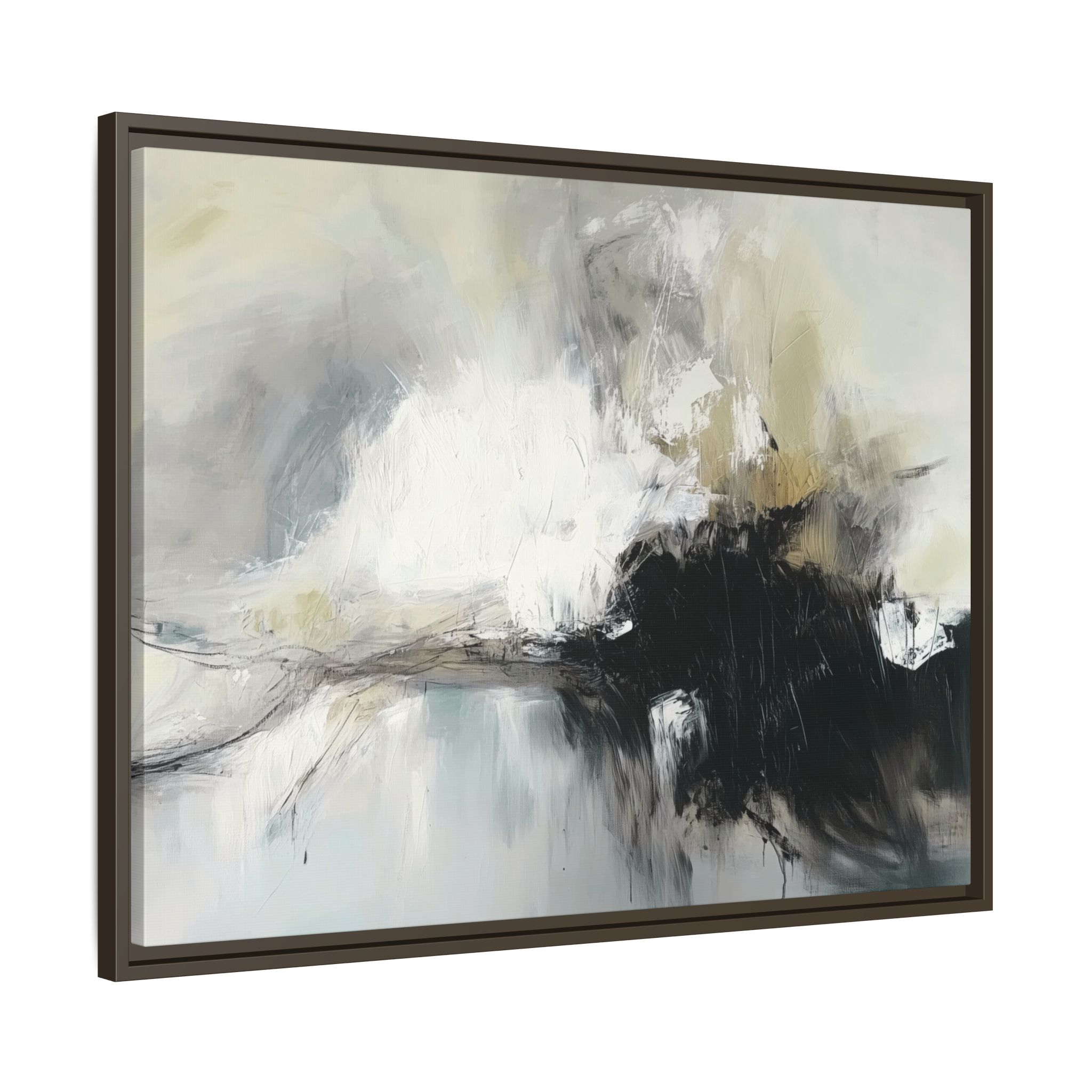 Black Cat White Kitten Four - Custom Frame - Image 22