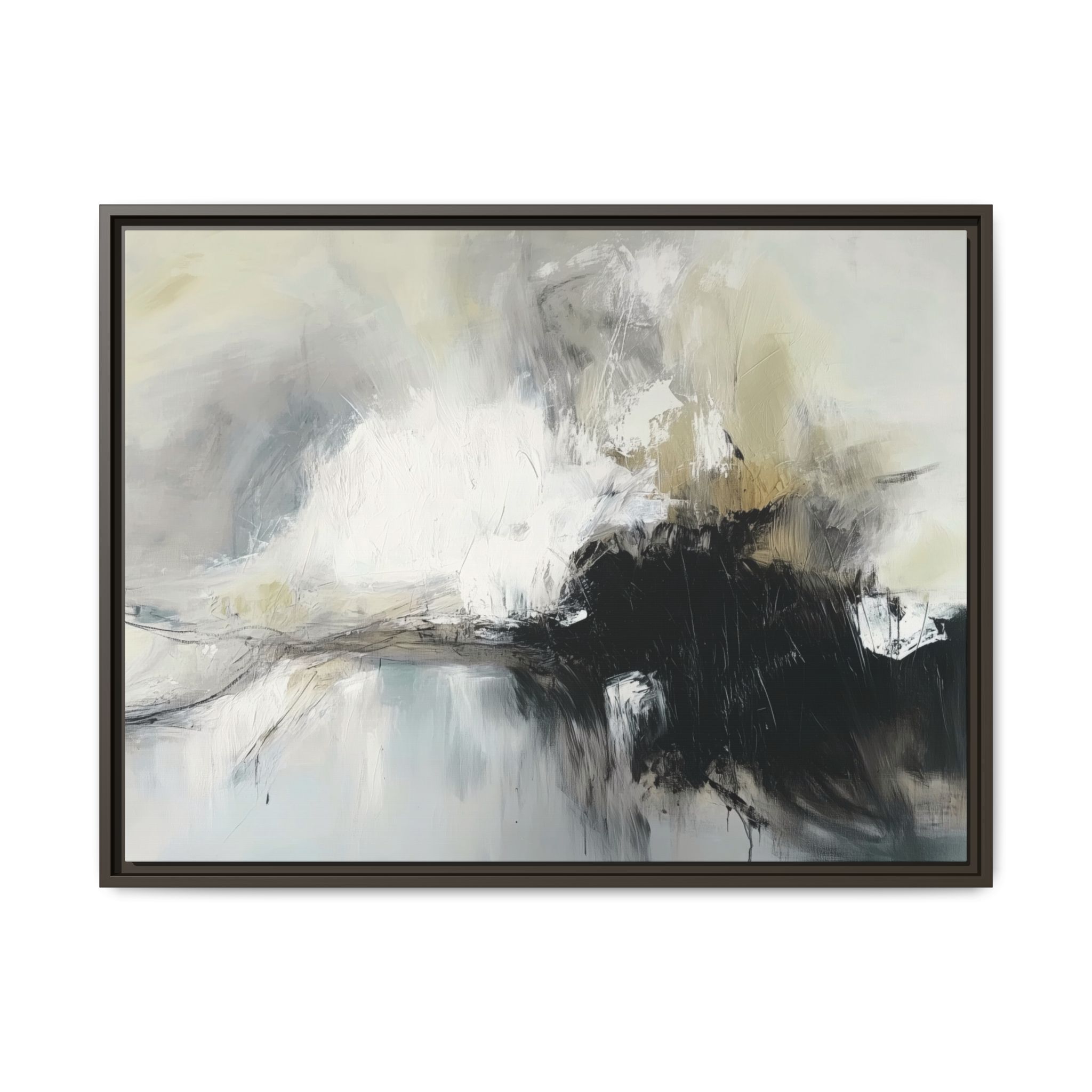 Black Cat White Kitten Four - Custom Frame - Image 21