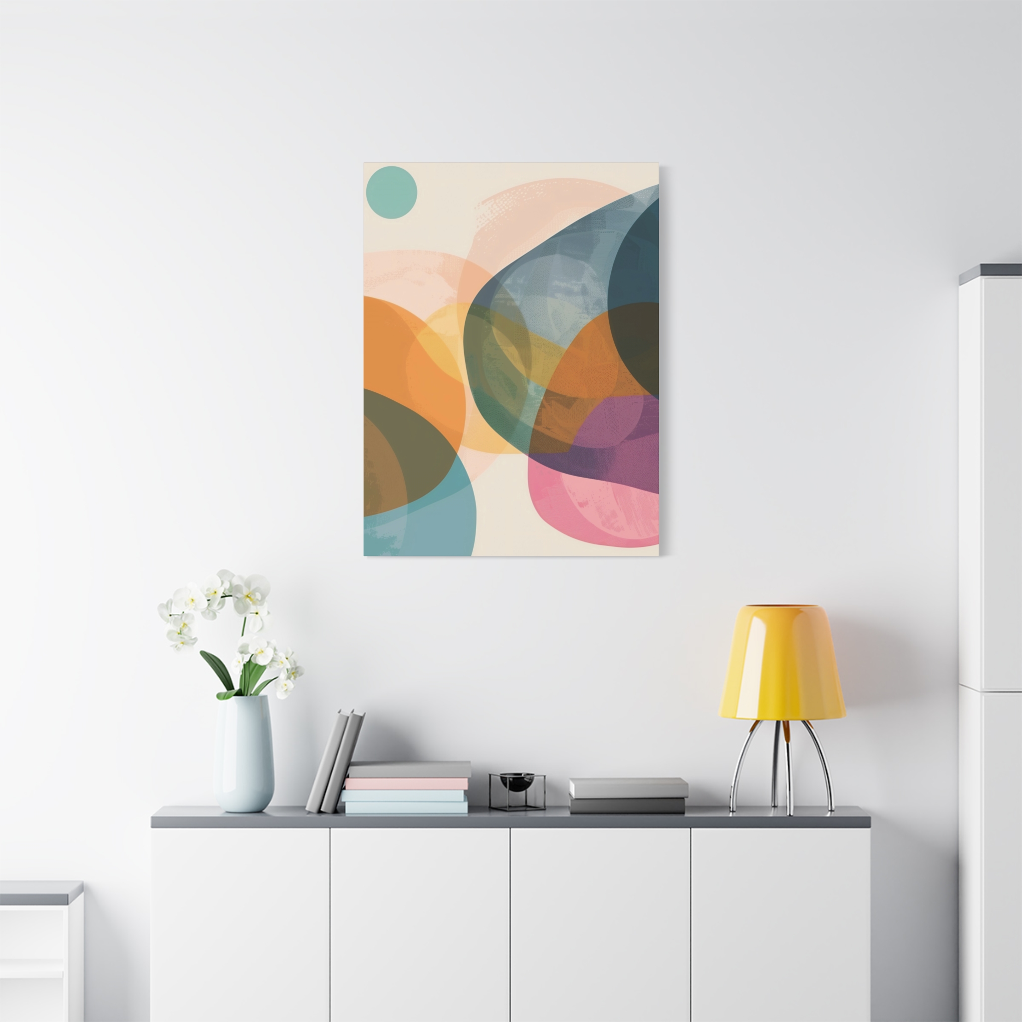 PomPom One , Adventure Palette - Stretched Canvas - Image 11