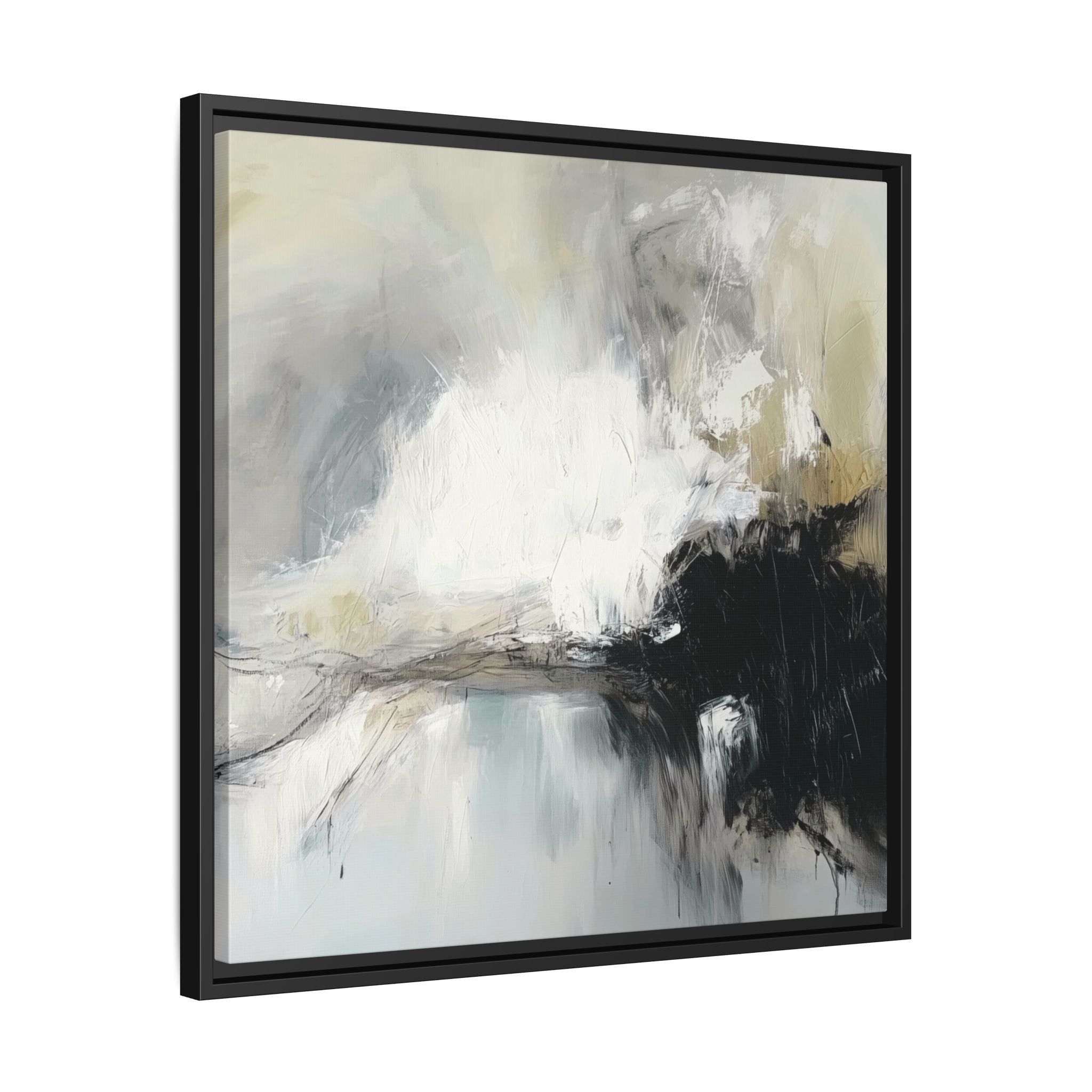 Black Cat White Kitten Four - Custom Frame - Image 50