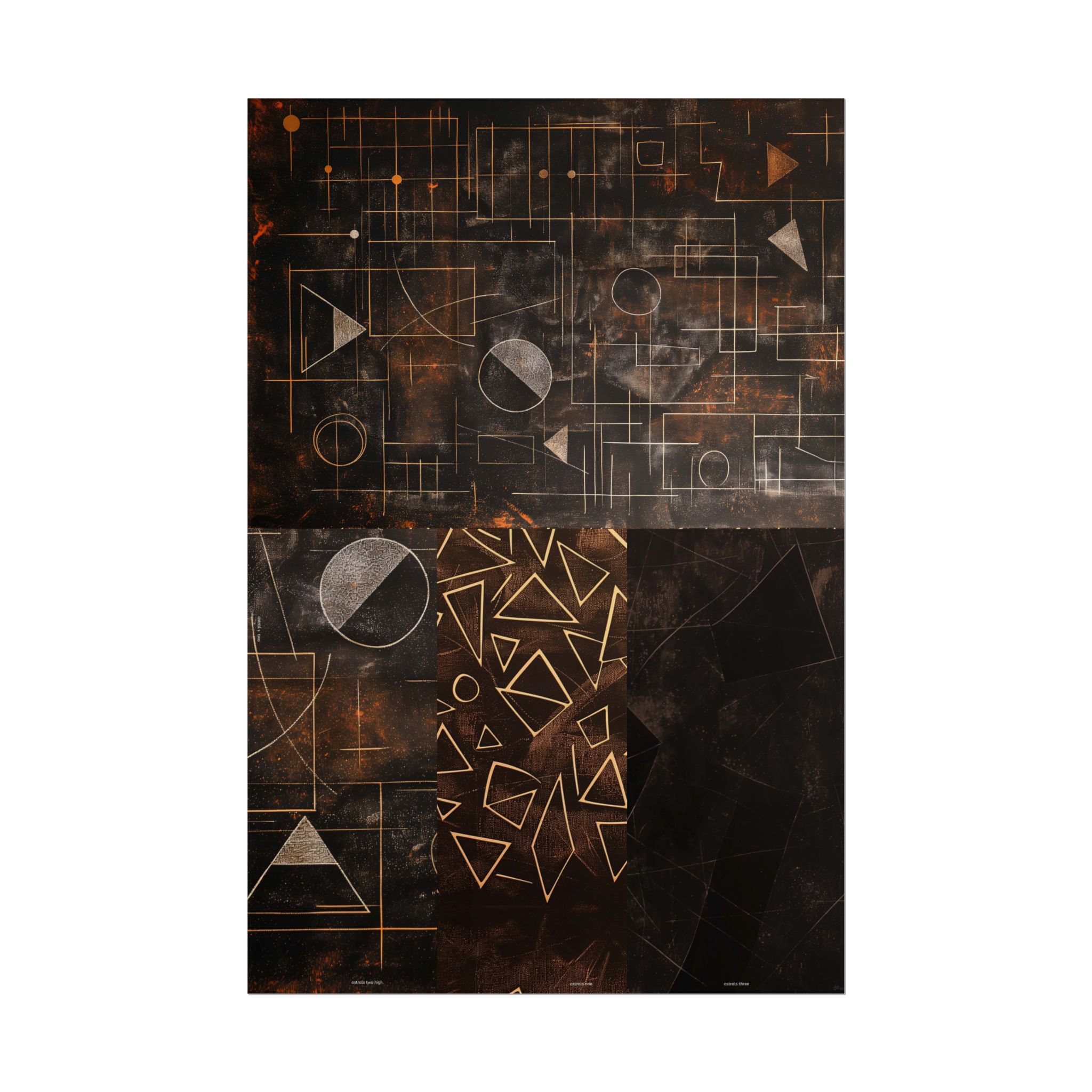 SAMPLER Astrals One two and three - Rolled Paper Prints - Image 9